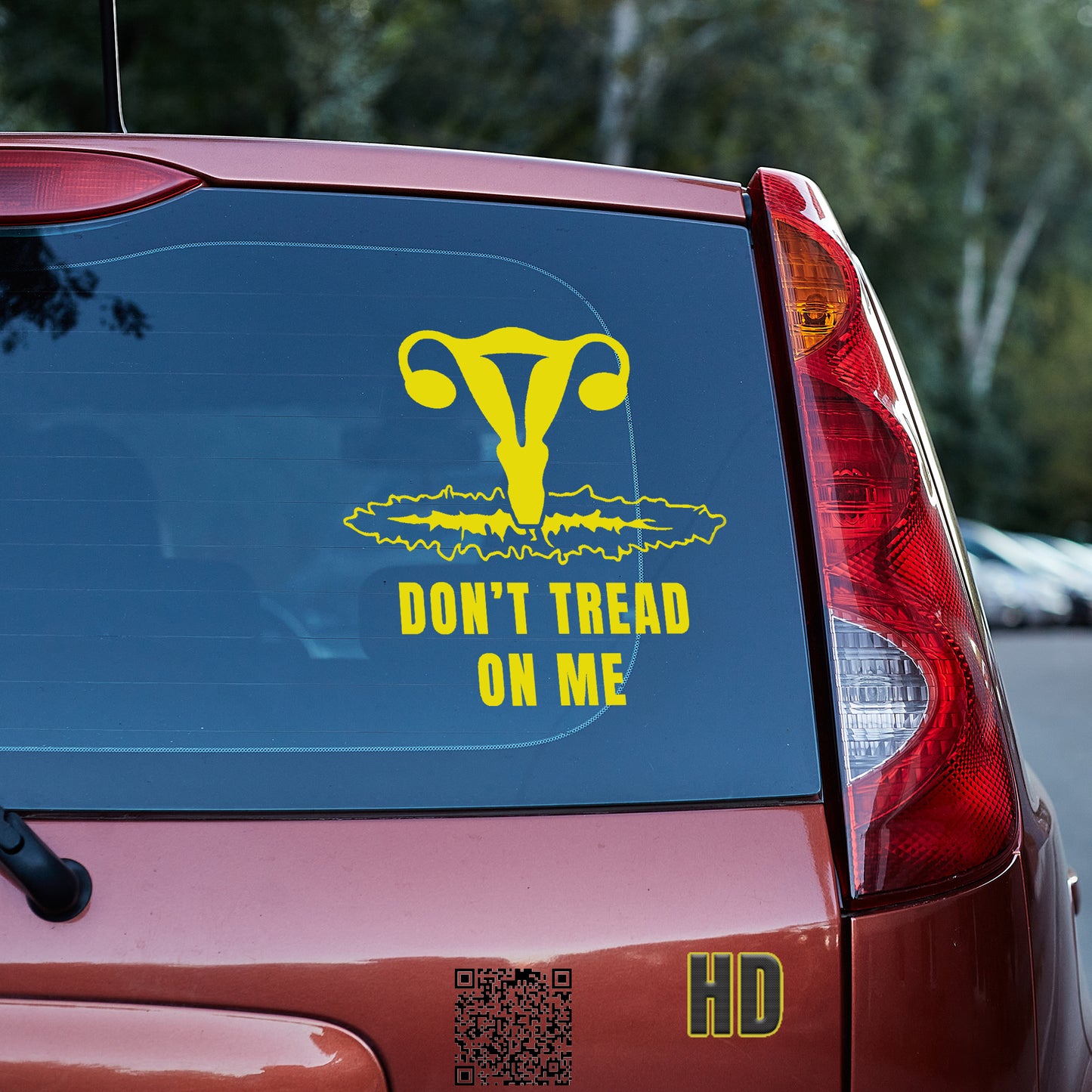 Don't tread on me Vinyl decal decal stickers Decals for cars Decals for Trucks minivan sticker RBG SUV decals truck decals Uterus window decal car Window decals window decor Woman's body