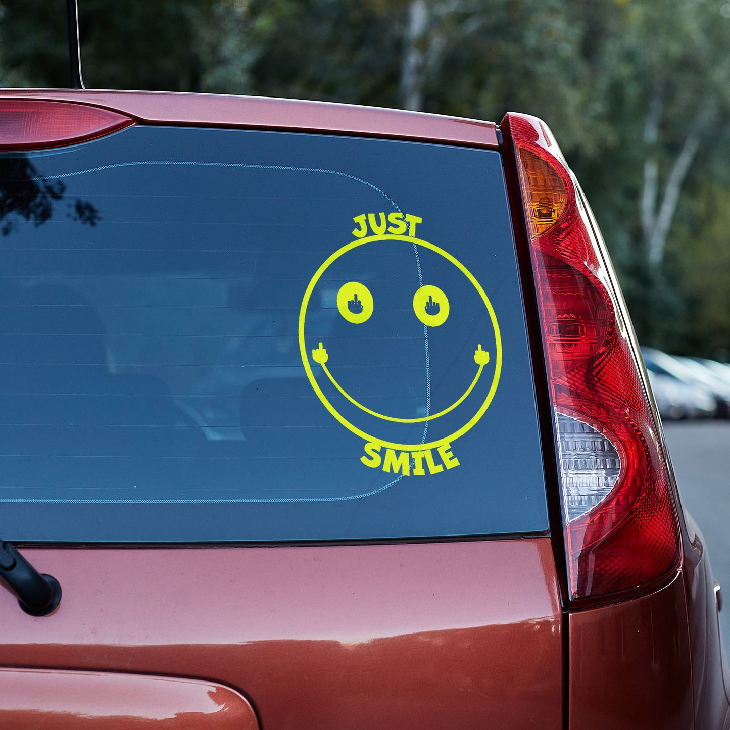 Just smile funny Vinyl decal All decal stickers Decals for cars Decals for Trucks decals for tumblers FB freedom liberty minivan sticker SUV decals truck decals window decal car Window decals window decor