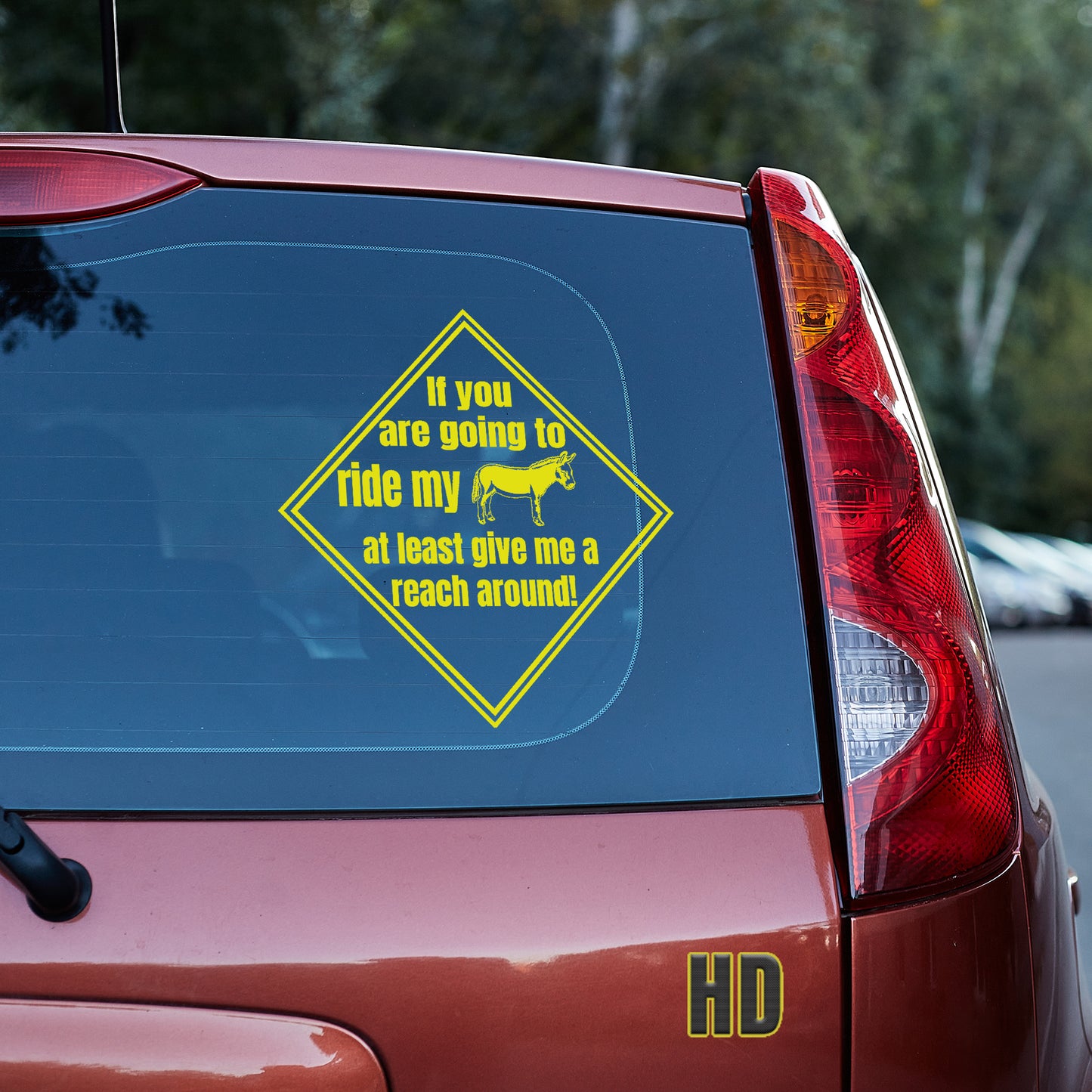 If you are going to ride my ass at least give me a reach around! Vinyl decal All decal stickers Decals for cars Decals for Trucks FB minivan sticker road rage SUV decals truck decals window decal car Window decals window decor