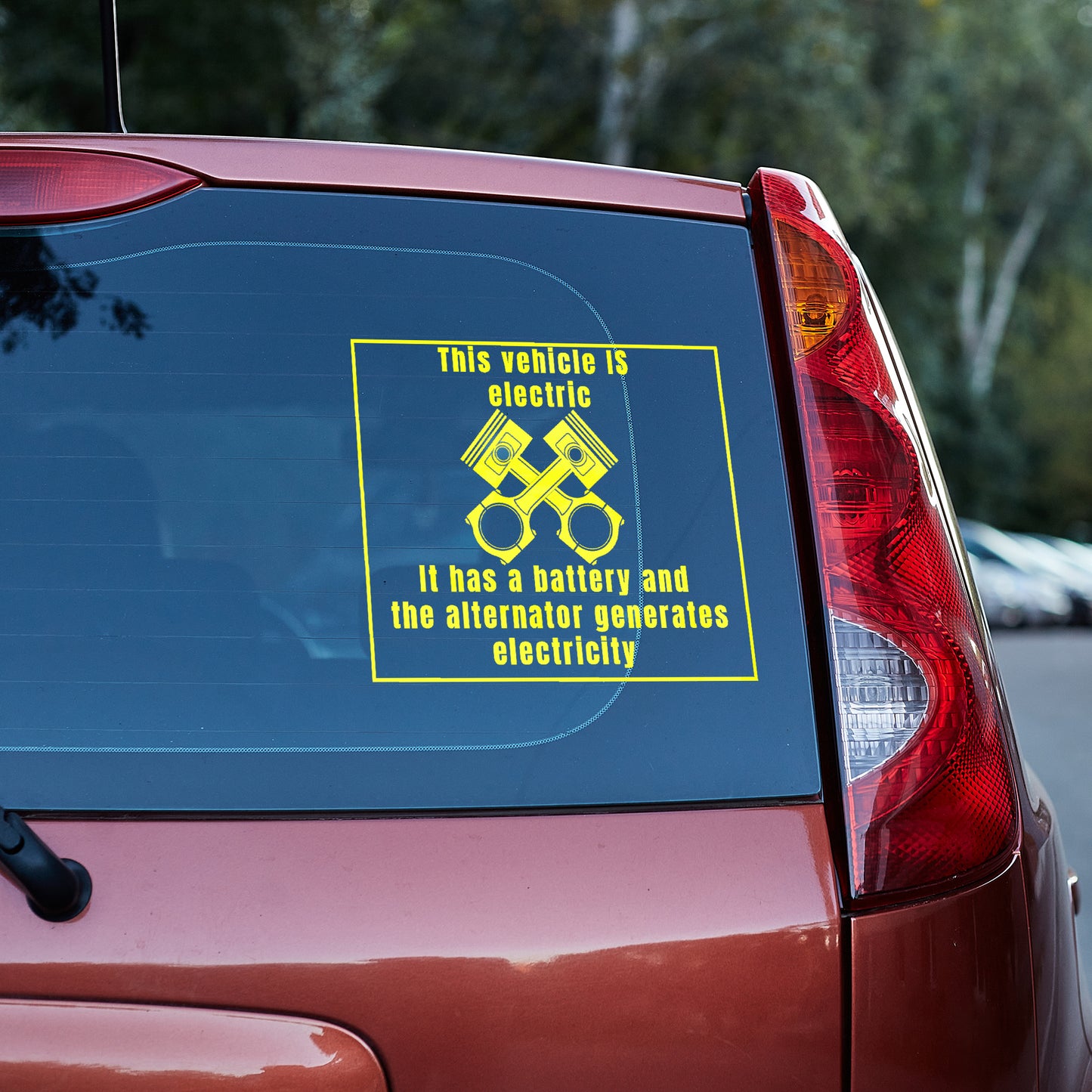 This vehicle IS electric vinyl decal All boss gift car decor dads day gift FB gift for dad gift for grandpa gift for her gift for him gift for husband gift for mom gift for sister gift for wife moms gift Unique gift Vinyl Vinyl decals vinyl sticker Vinyl stickers window decal window sticker