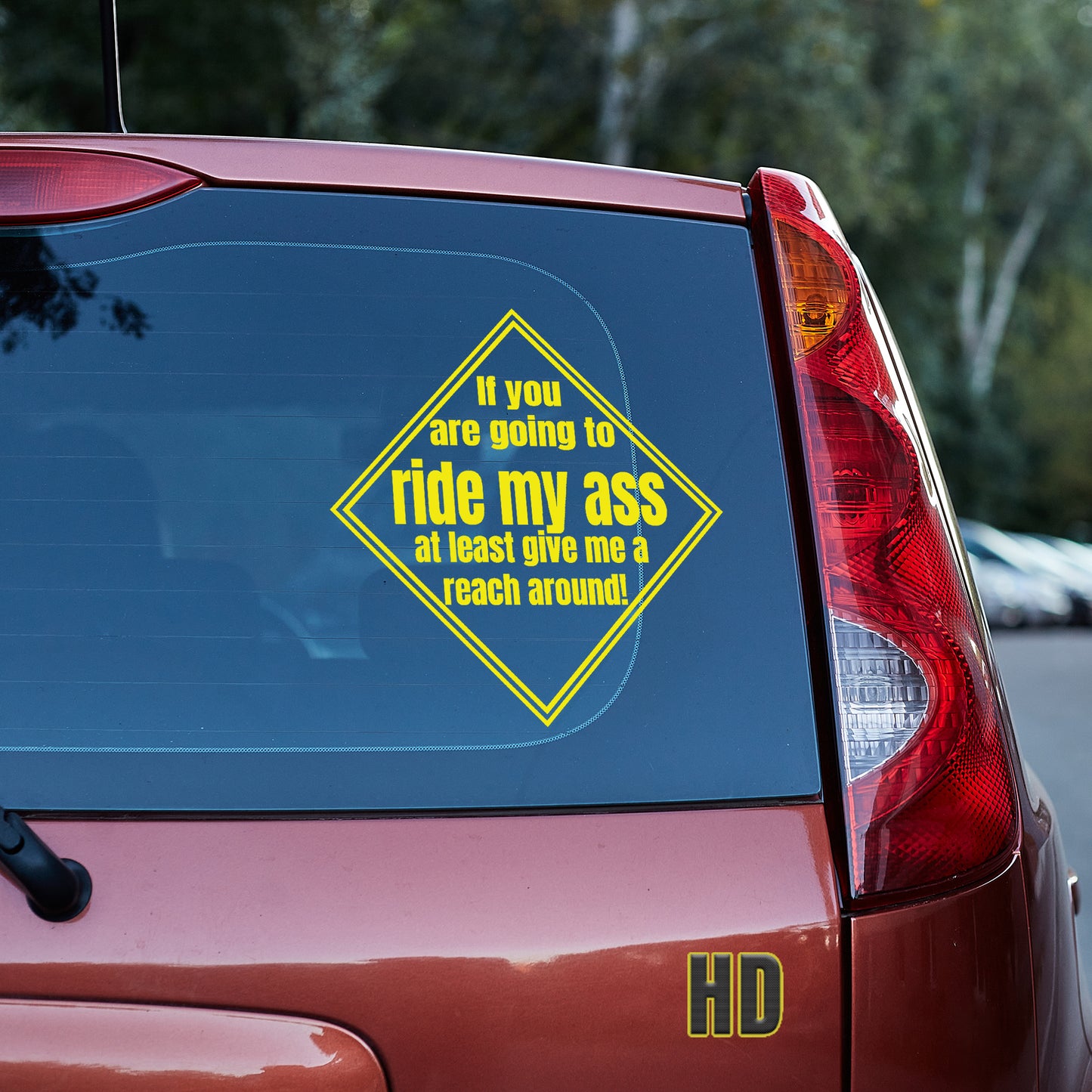 If you are going to ride my ass at least give me a reach around! 2 Vinyl decal All decal stickers Decals for cars Decals for Trucks FB minivan sticker road rage SUV decals truck decals window decal car Window decals window decor