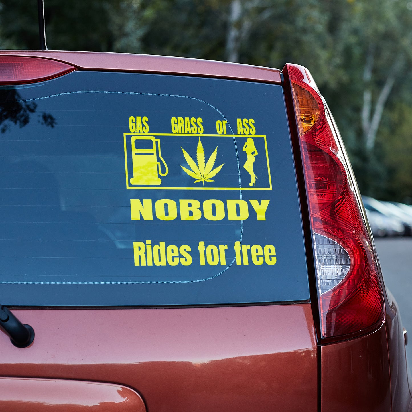 Gas Grass or Ass, nobody rides for free vinyl decal All decal stickers Decals for cars Decals for Trucks decals for tumblers FB gift for her gift for him minivan sticker SUV decals truck decals window decal car Window decals window decor
