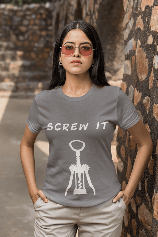 Screw it - Short-Sleeve Unisex T-Shirt christmas cork cork screw dads day dads day gift Fahters day Fathers Day Shirt funny shirt gift for boyfriend gift for dad gift for grandpa gift for her gift for him gift for husband gift for mom gift for sister gift for wife gift idea hand made Handmade horrible designs horribledesigns made in USA moms day moms gift mothers day gift Mothers Day shirt school gift screw it small business super dad T-Shirt teacher gift Unique gift wine