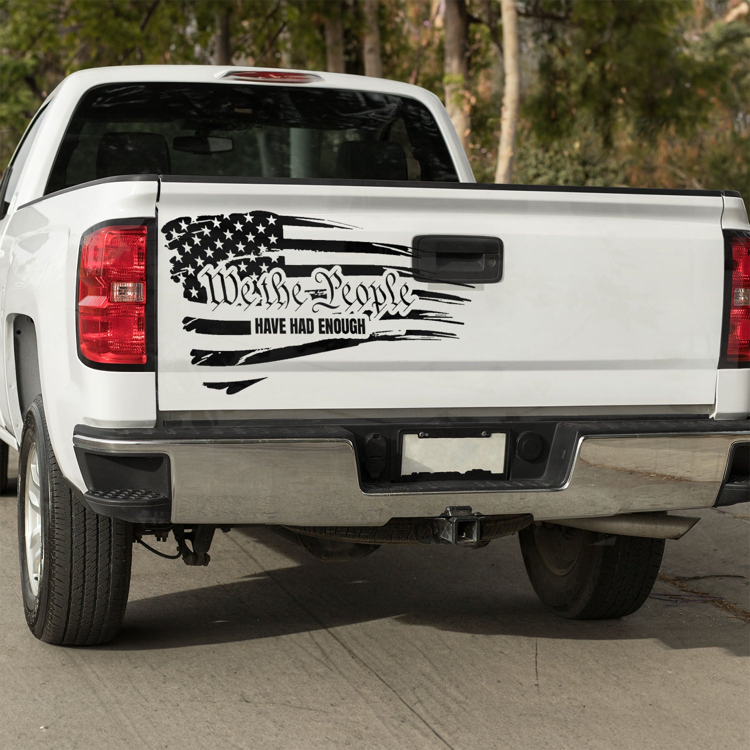 We the People have had enough Vinyl decal 2A Car Window Decal Gift For Her Him laptop decal liberty truck decals truck decals country truck decals for men van decals