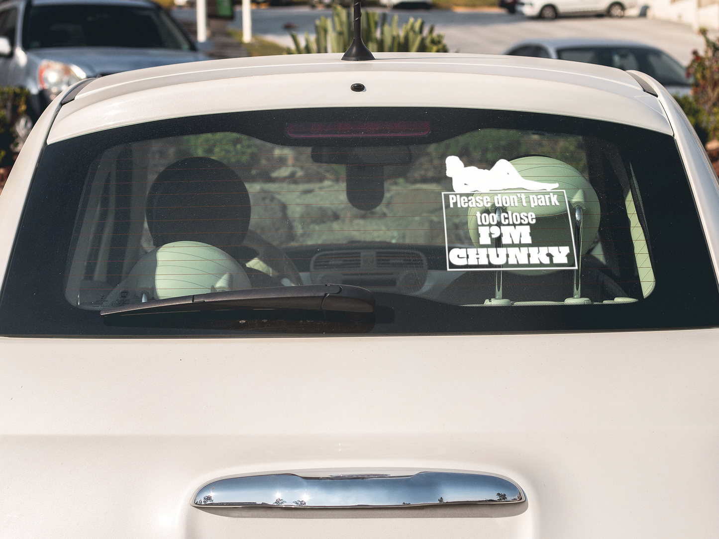 Don't park too close, I'm chunky Vinyl decal All boss gift car decor dads day gift FB gift for dad gift for grandpa gift for her gift for him gift for husband gift for mom gift for sister gift for wife moms gift Unique gift Vinyl Vinyl decals vinyl sticker Vinyl stickers window decal window sticker