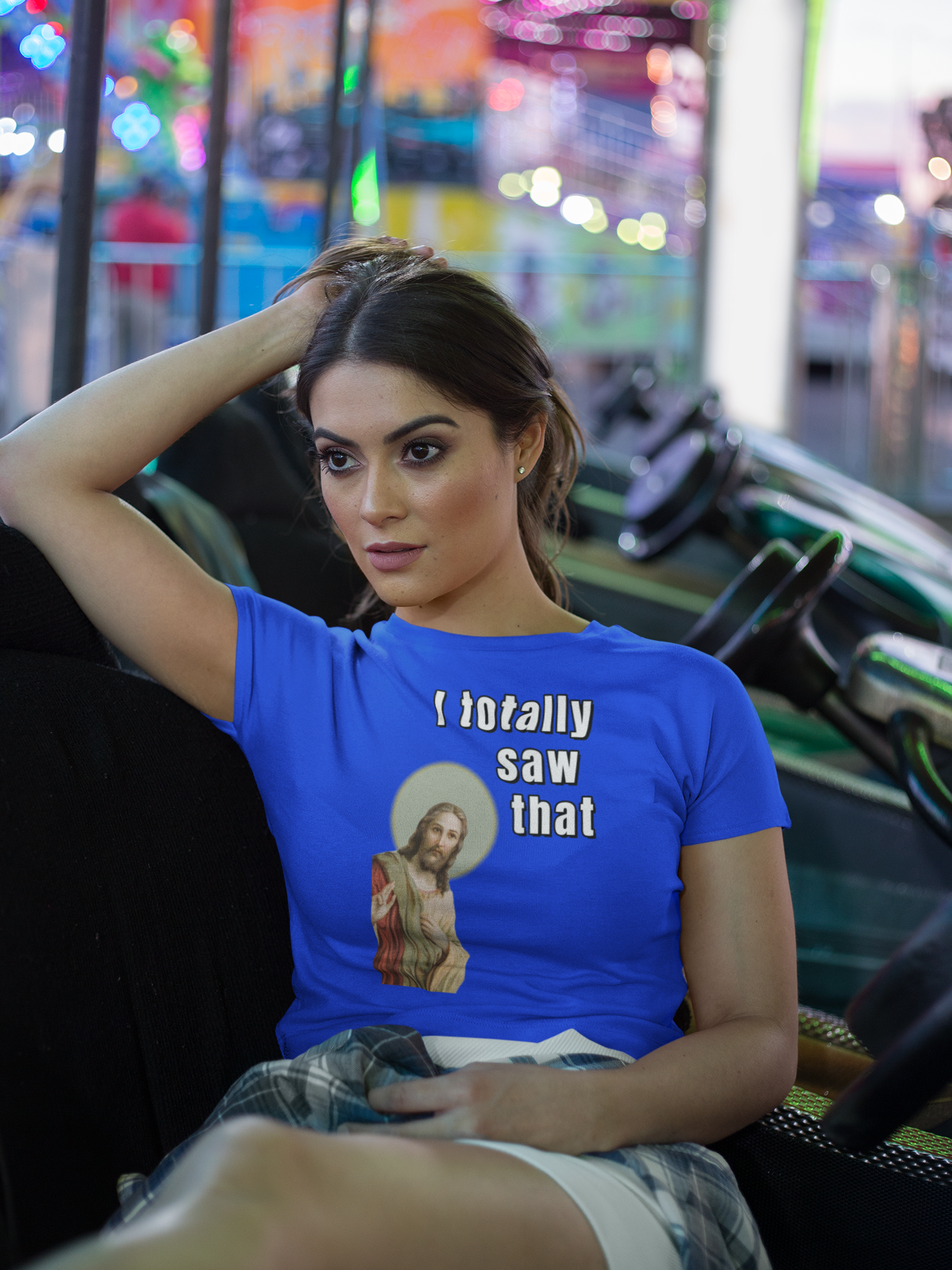 I totally saw that - Jesus unisex T-Shirt All Christmas gift dads day gift FB gift for dad gift for grandpa gift for him i saw that jesus jesus meme moms gift religion religious meme Unique gift