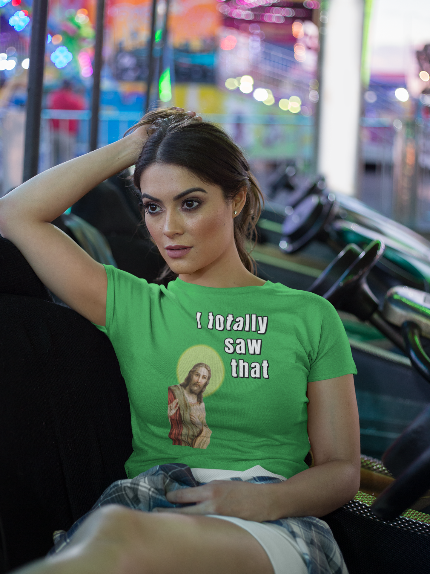 I totally saw that - Jesus unisex T-Shirt All Christmas gift dads day gift FB gift for dad gift for grandpa gift for him i saw that jesus jesus meme moms gift religion religious meme Unique gift