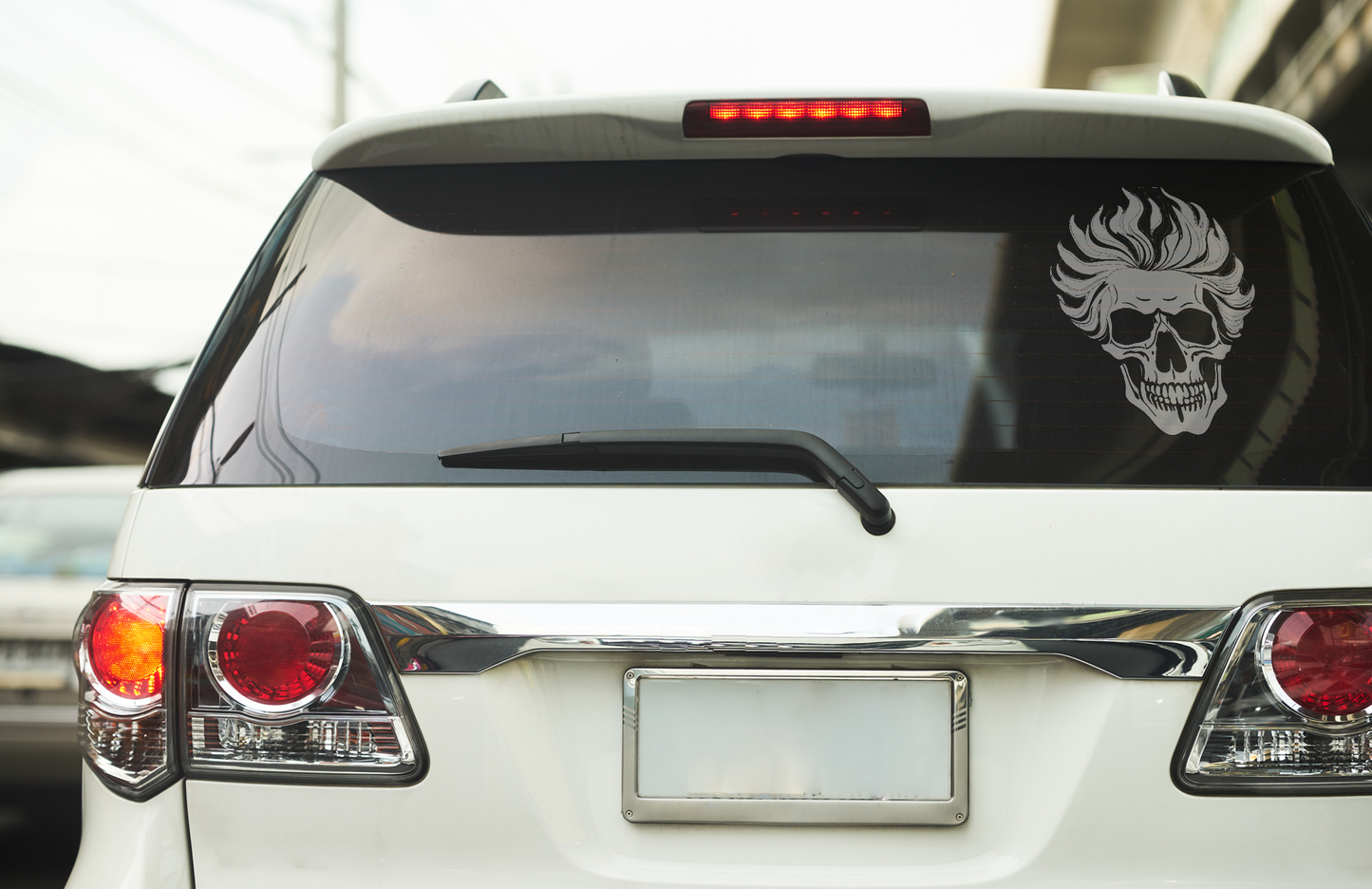 Flaming skull - Vinyl decal 2A boss gift car decor car lovers dads day gift dont tread on me gift for dad gift for grandpa gift for her gift for him gift for husband gift for mom gift for sister gift for wife liberty moms gift skull skull sticker Unique gift Vinyl Vinyl decals vinyl sticker Vinyl stickers window decal window sticker