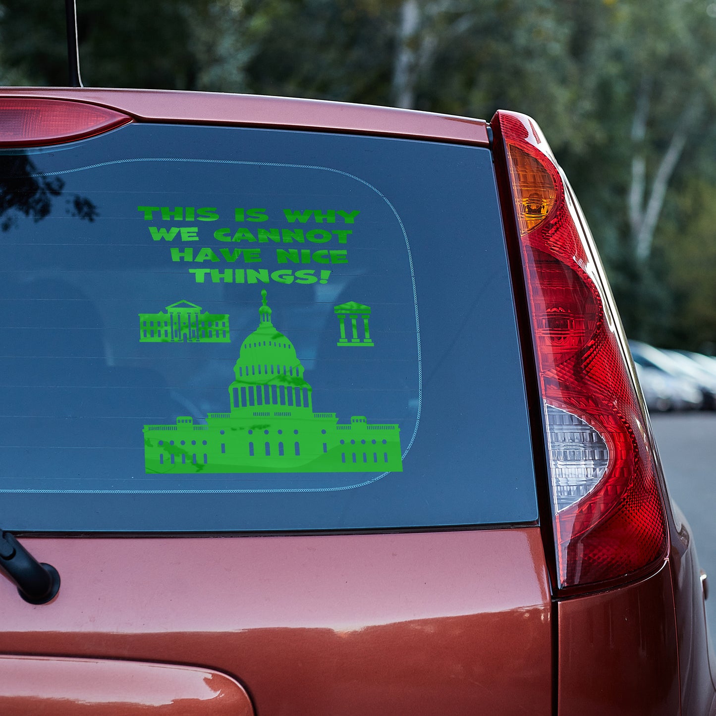 This is why we cannot have nice things Vinyl decal All decal stickers Decals for cars Decals for Trucks decals for tumblers FB minivan sticker SUV decals truck decals window decal car Window decals window decor
