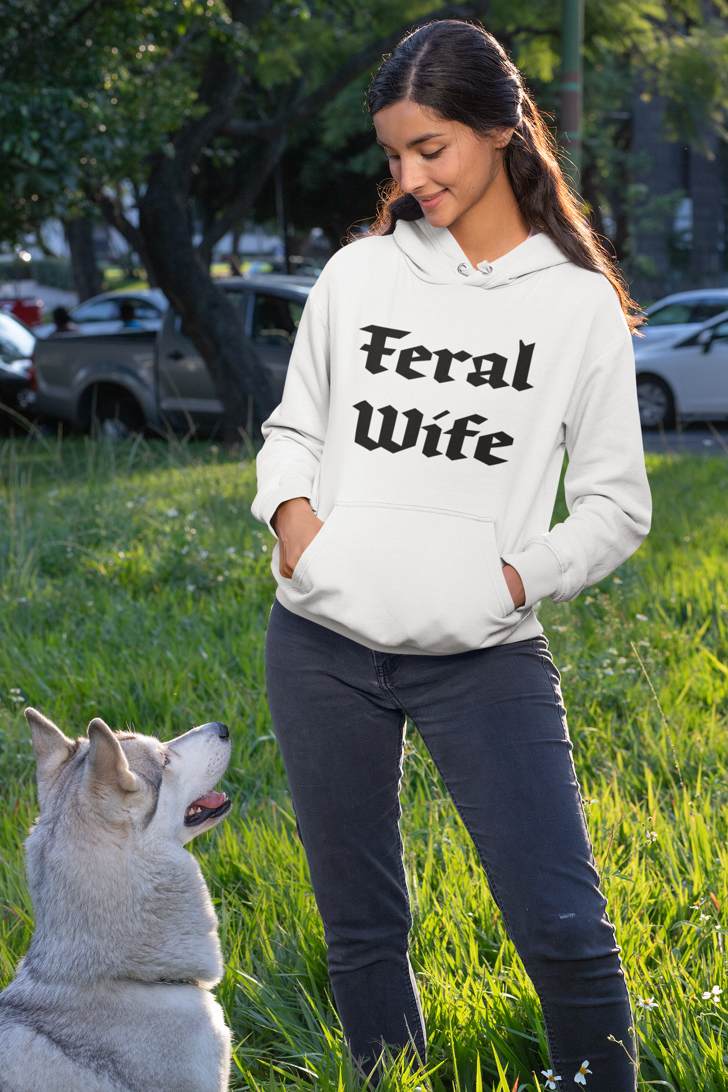 Feral Wife 1 Hoodie - Unisex All FB Feral funny mothers day gift for mom gift for wife mothers day mothers day gift Mothers Day shirt Rabid Racoon Unique gift