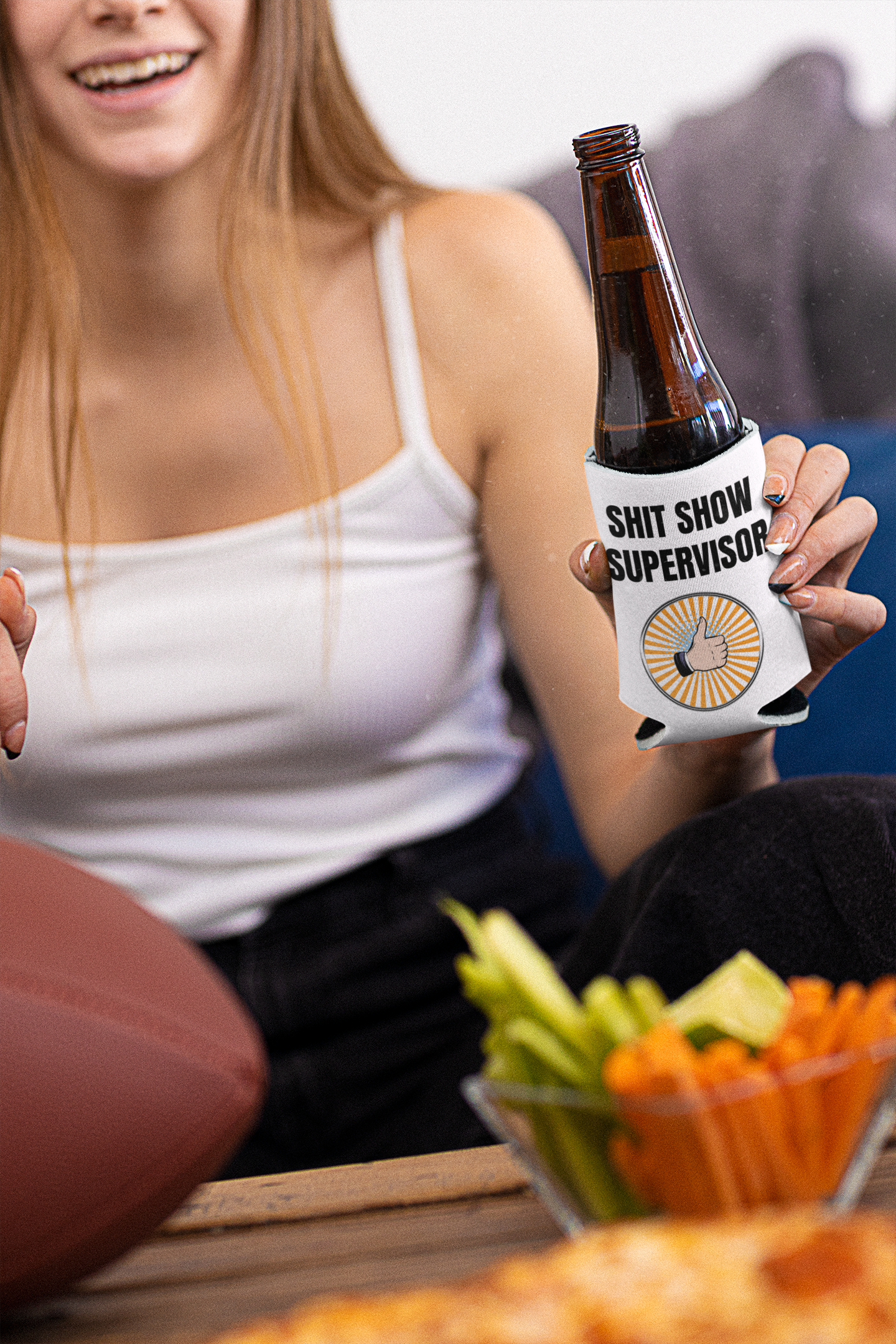 Shit show supervisor Can / bottle Coozie All bottle cooler can cooler Christmas gift dads day gift FB gift for dad gift for grandpa gift for her gift for him gift for mom gift for sister gift for wife Koozie moms gift Unique gift