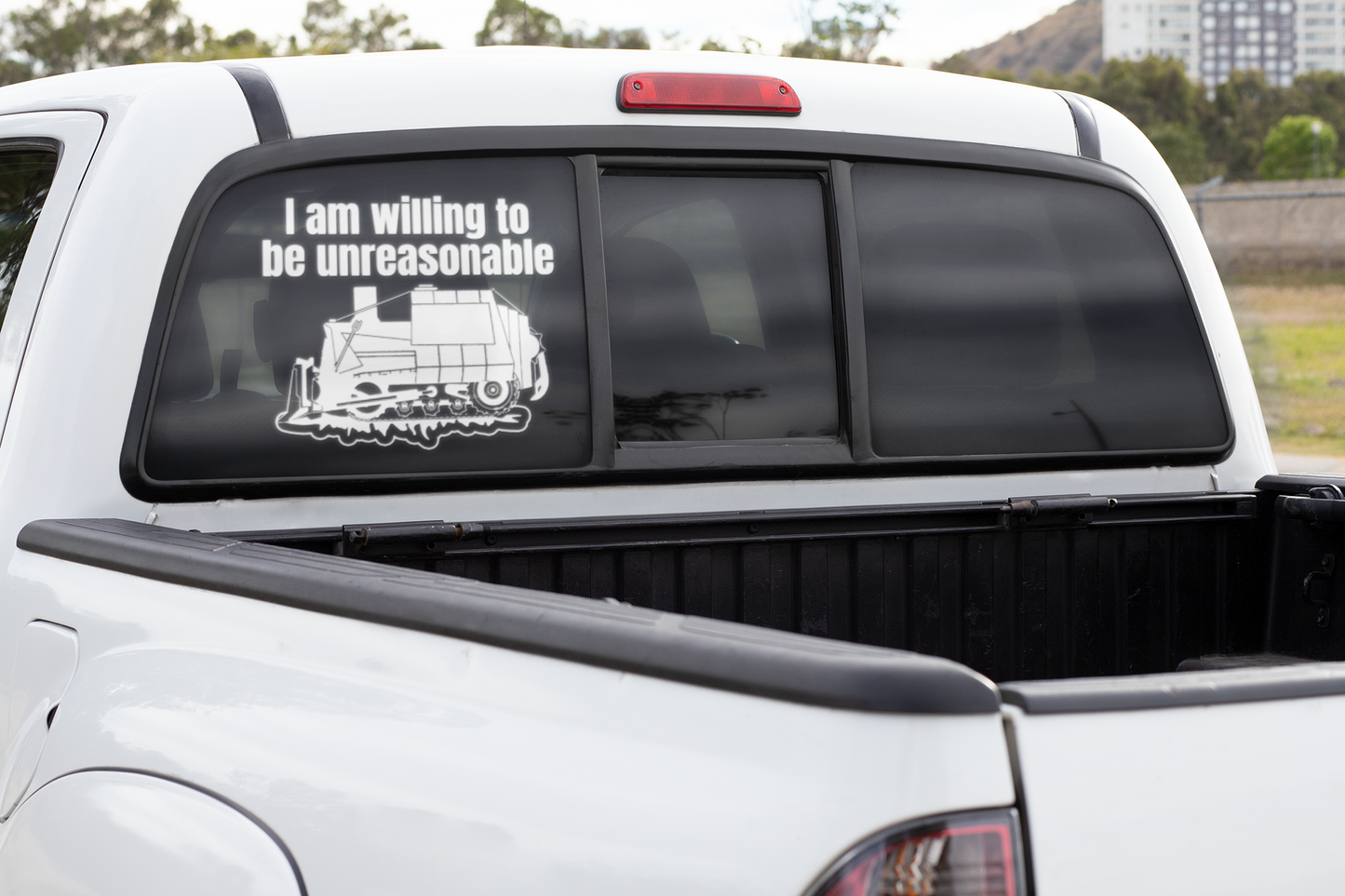 I am willing to be unreasonable Vinyl decal boss gift car decor dads day gift gift for dad gift for grandpa gift for her gift for him gift for husband gift for mom gift for sister gift for wife moms gift Unique gift Vinyl Vinyl decals vinyl sticker Vinyl stickers window decal window sticker