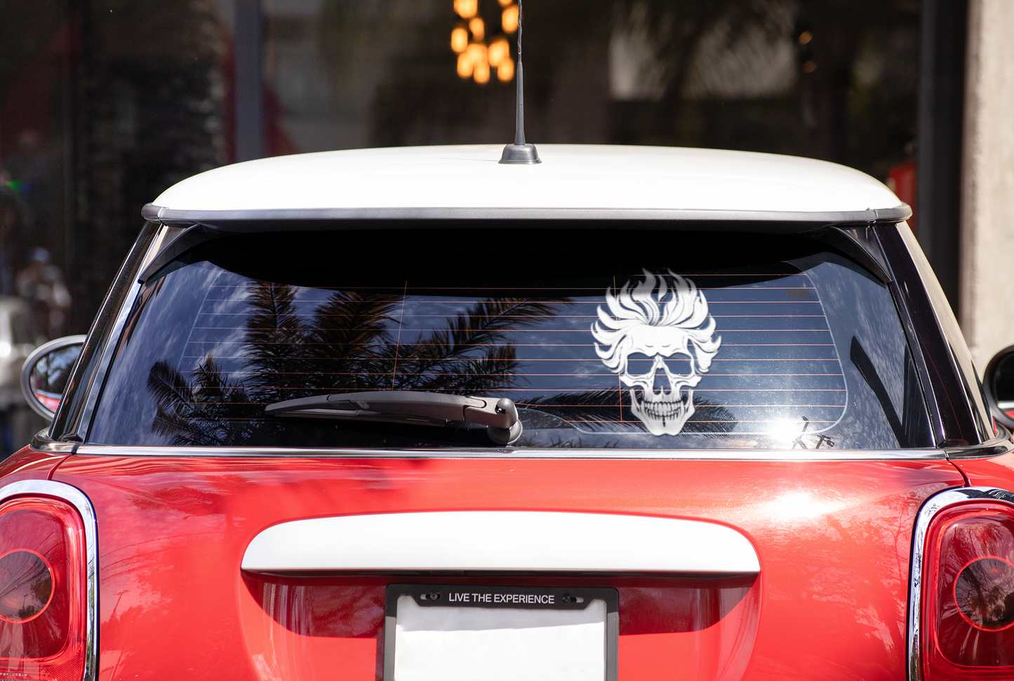 Flaming skull - Vinyl decal 2A boss gift car decor car lovers dads day gift dont tread on me gift for dad gift for grandpa gift for her gift for him gift for husband gift for mom gift for sister gift for wife liberty moms gift skull skull sticker Unique gift Vinyl Vinyl decals vinyl sticker Vinyl stickers window decal window sticker