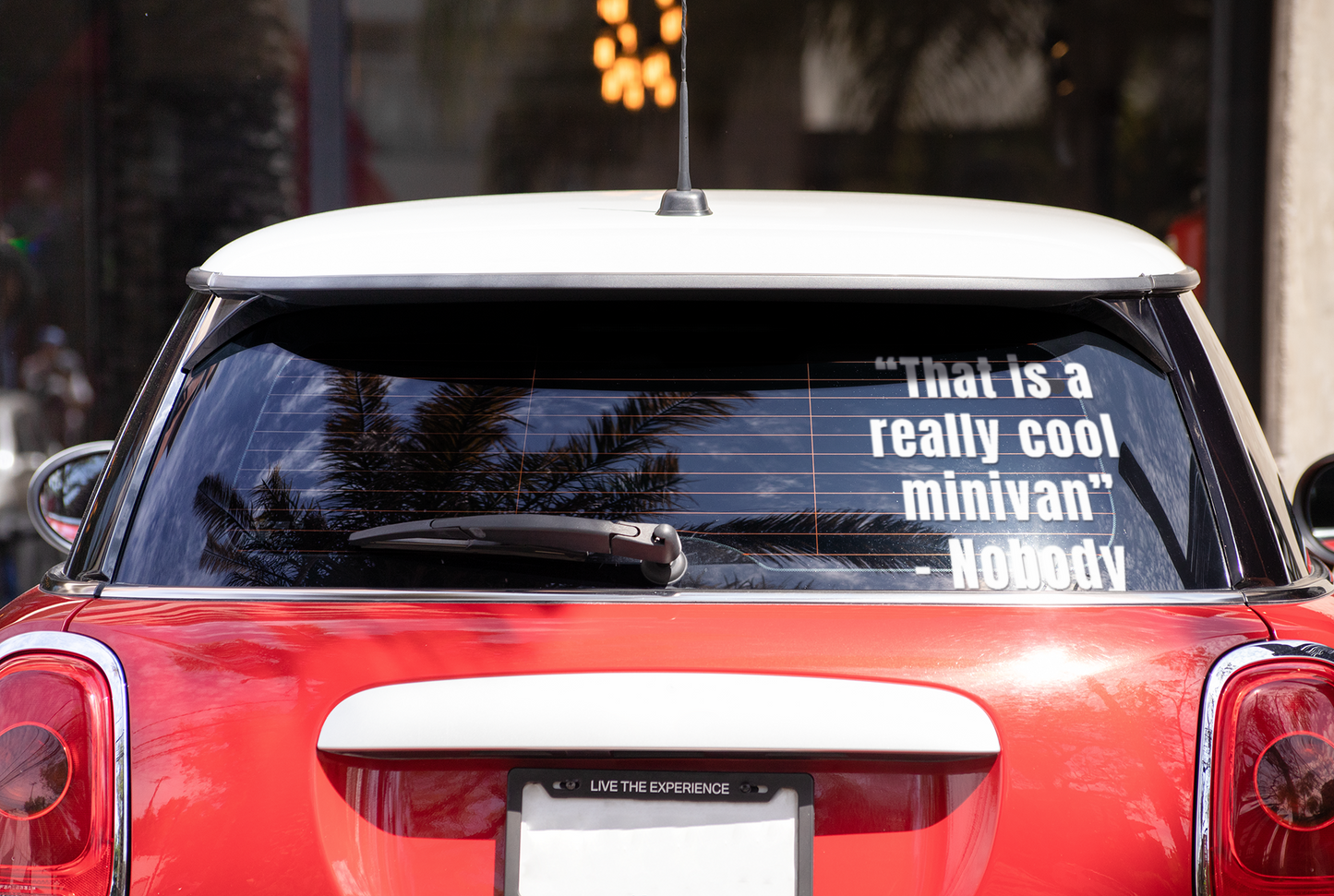That is a really cool minivan - Nobody- Vinyl decal All cool minivan Die cut stickers FB funny sticker meme sticker minivan sticker stickers vinyl sticker water proof sticker