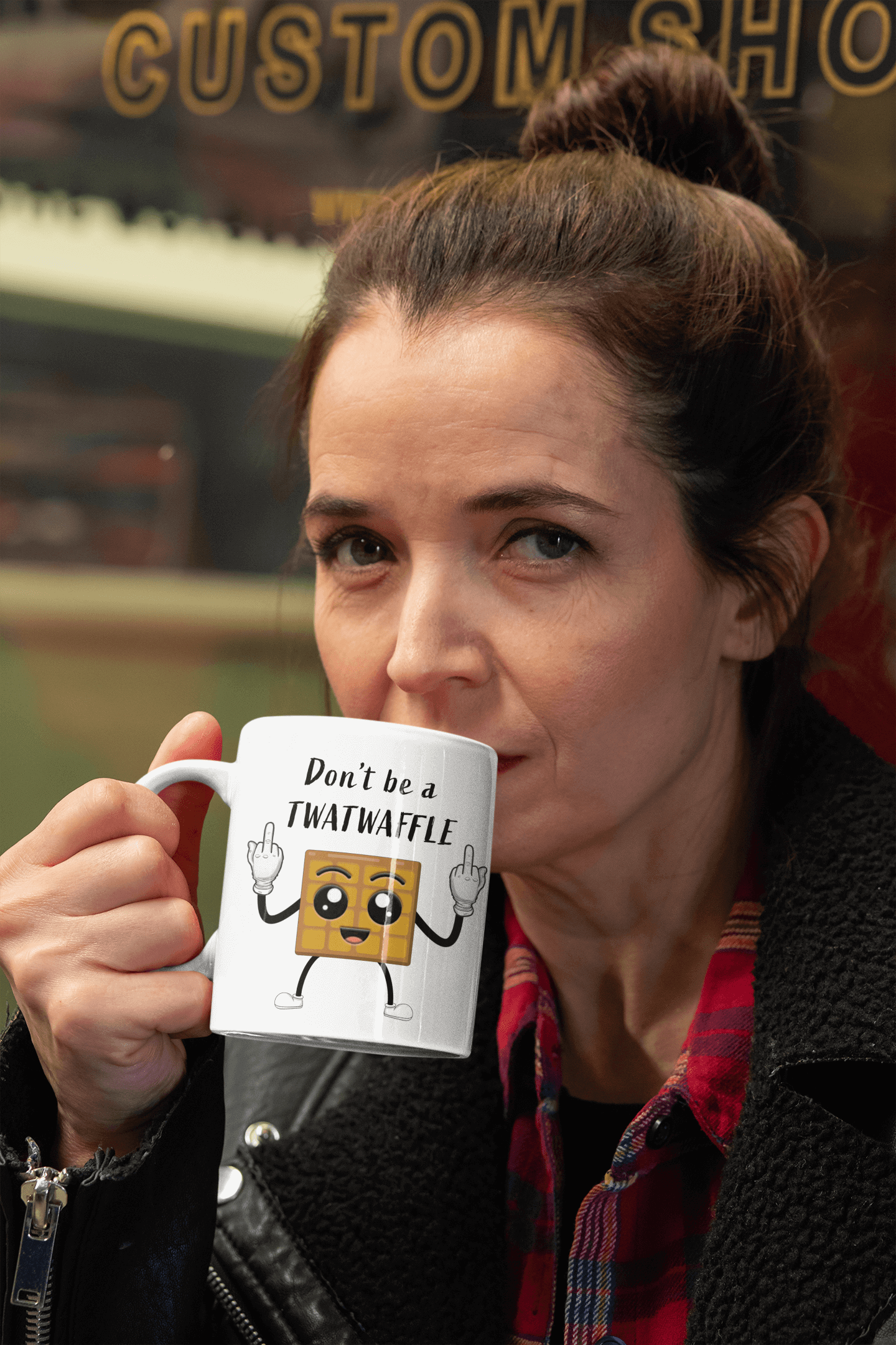 Don't be a twatwaffle - White glossy mug - Funny, office decor, Twat Waffle, handmade gift, gift idea, mothers day, fathers day,Twat