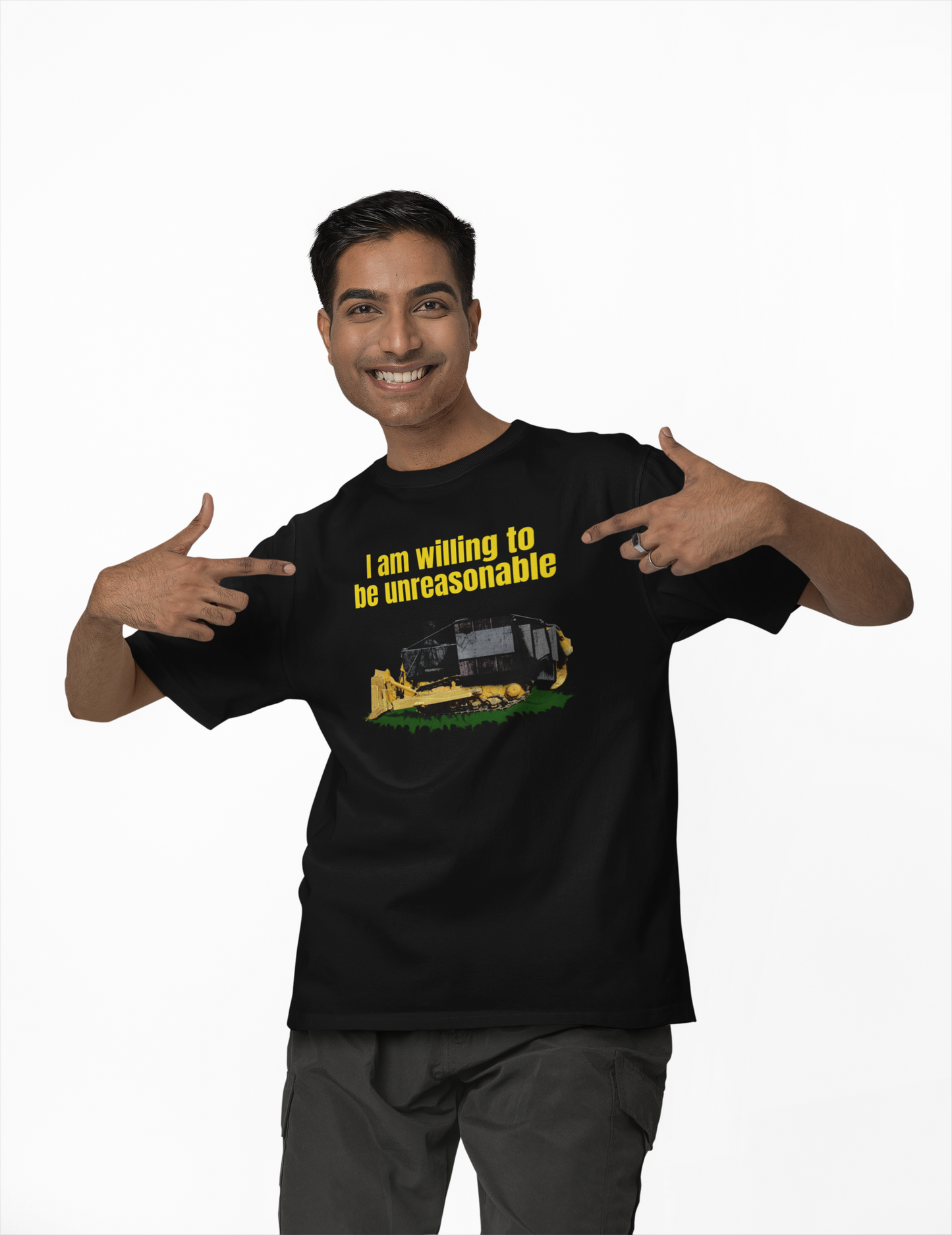 I am willing to be unreasonable - Short-Sleeve Unisex T-Shirt 1776 2A 2nd amendment 2nd amendmnet 4th of july adult agorism dont tread on me freedom freedumb kill dozer killdozer liberal tears libertarian liberty liberty snake