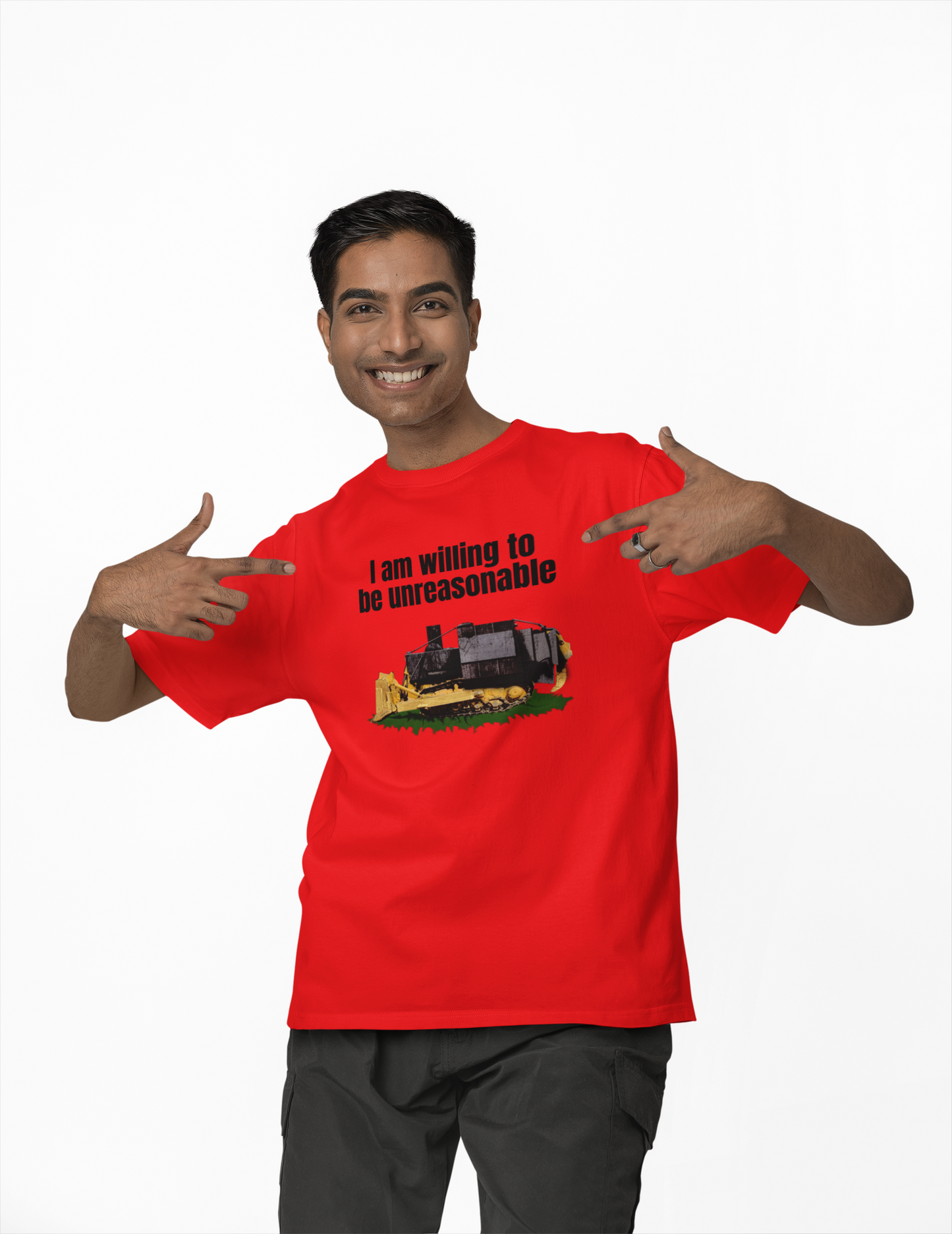 I am willing to be unreasonable - Short-Sleeve Unisex T-Shirt 1776 2A 2nd amendment 2nd amendmnet 4th of july adult agorism dont tread on me freedom freedumb kill dozer killdozer liberal tears libertarian liberty liberty snake