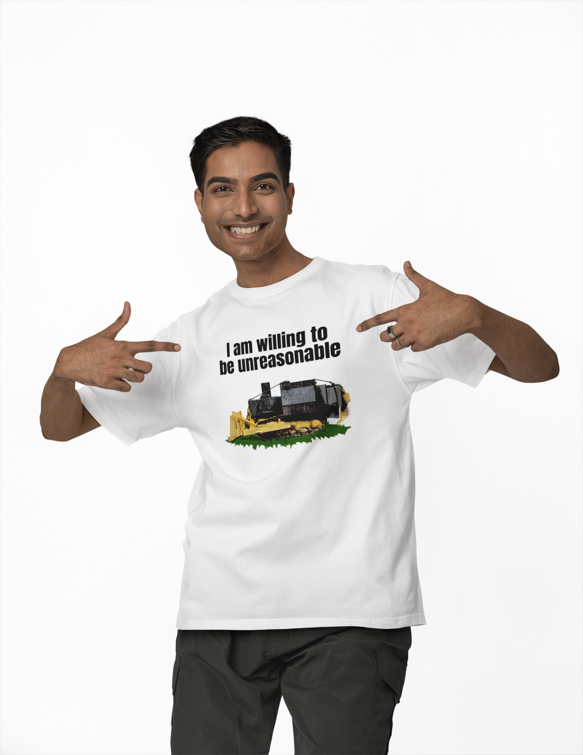 I am willing to be unreasonable - Short-Sleeve Unisex T-Shirt 1776 2A 2nd amendment 2nd amendmnet 4th of july adult agorism dont tread on me freedom freedumb kill dozer killdozer liberal tears libertarian liberty liberty snake