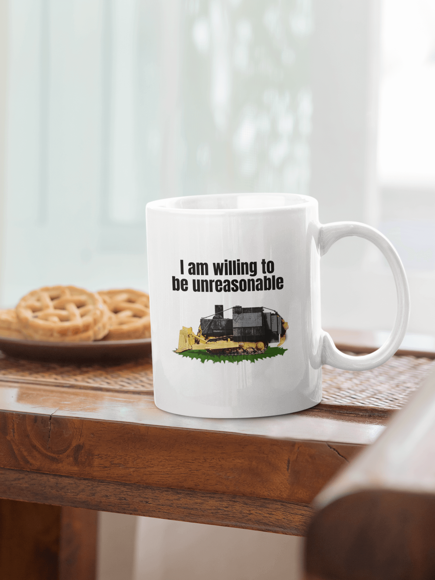 I am willing to be unreasonable - White glossy mug wholesale 1776 All American Revolution Caffeine Coffee Addiction Coffee Beans Coffee Break Coffee Humor Coffee is Life Coffee Lover Coffee Snob Coffee Time dont tread on me Espresso FB freedom freedumb Java kill dozer killdozer Latte liberal tears libertarian liberty liberty snake Mocha Morning voluntary voluntaryism wholesale