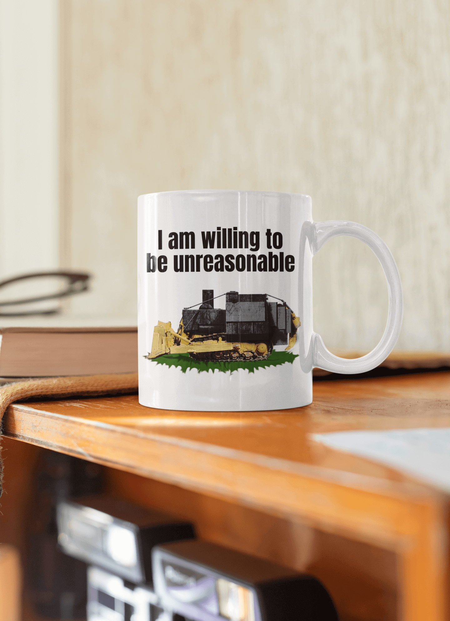 I am willing to be unreasonable - White glossy mug 1776 All American Revolution Caffeine Coffee Addiction Coffee Beans Coffee Break Coffee Humor Coffee is Life Coffee Lover Coffee Snob Coffee Time dont tread on me Espresso FB freedom freedumb Java kill dozer killdozer Latte liberal tears libertarian liberty liberty snake Mocha Morning voluntary voluntaryism