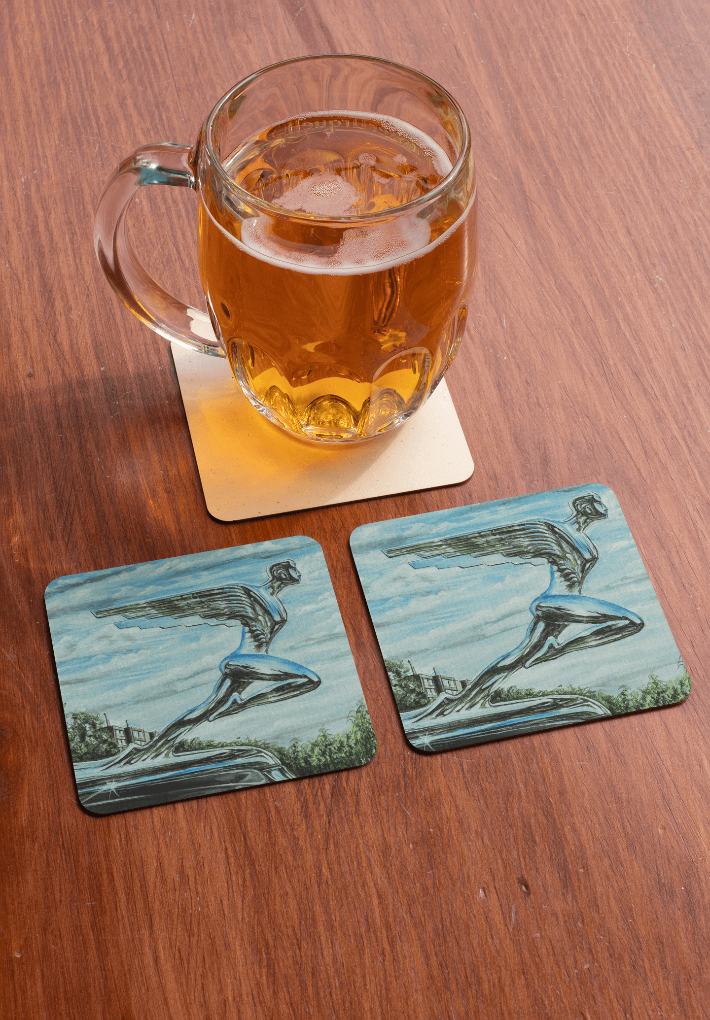 Flying High - MaddK Studio - Drink coaster