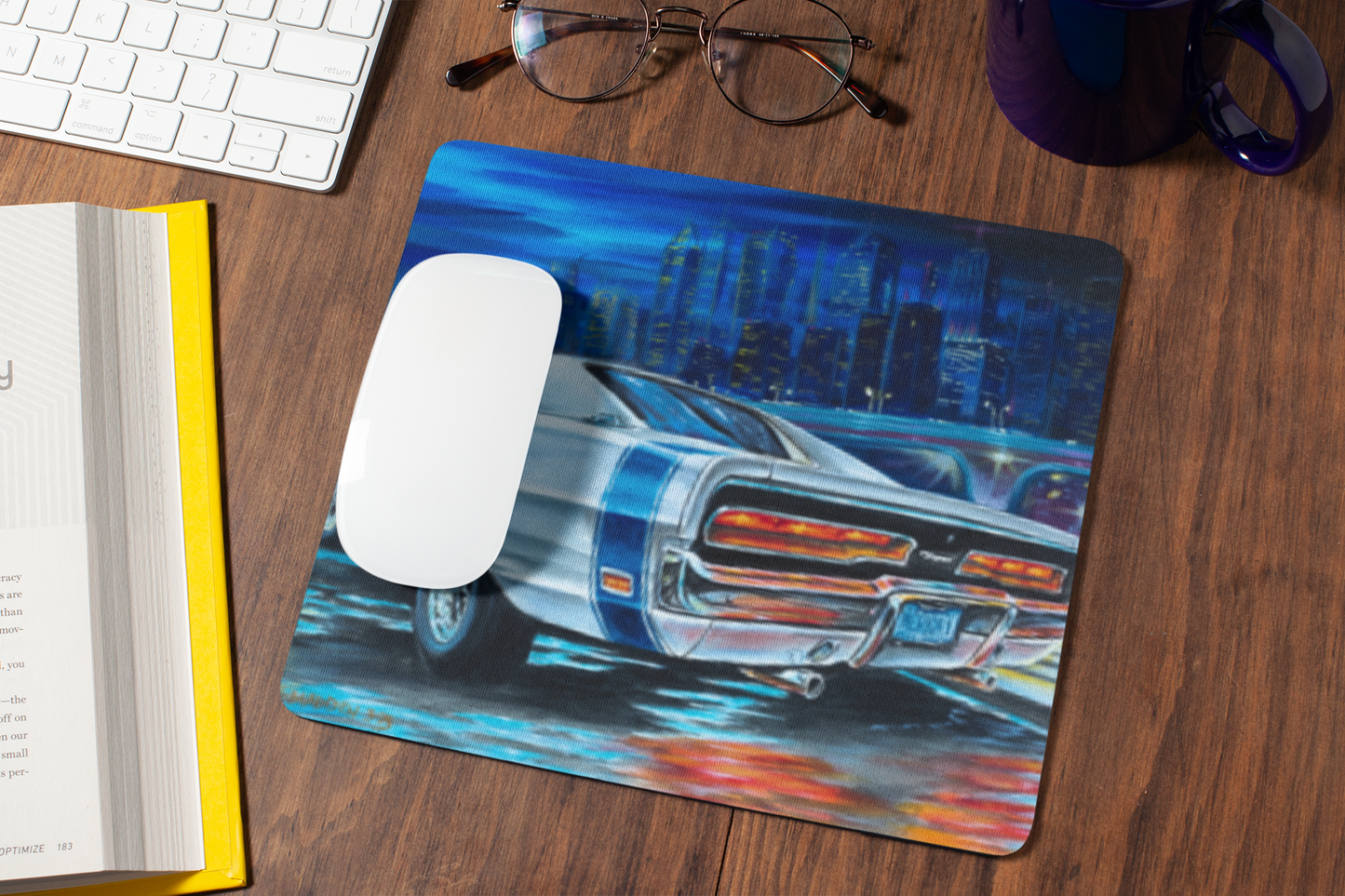 The king of muscle cars - MaddK Studio - Mouse pad American Made american muscle car classic car gas car gasoline car Kenosha CAR Lincoln Car MaddK made in USA Mucle Car Muscle Car Sports car Street Car V 8 Power V8 Vintage Car