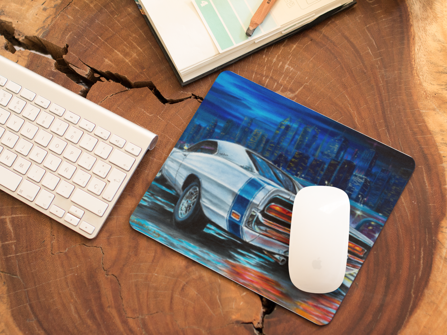 The king of muscle cars - MaddK Studio - Mouse pad All American Made american muscle car classic car FB gas car gasoline car Kenosha CAR Lincoln Car MaddK made in USA Mucle Car Muscle Car Sports car Street Car V 8 Power V8 Vintage Car