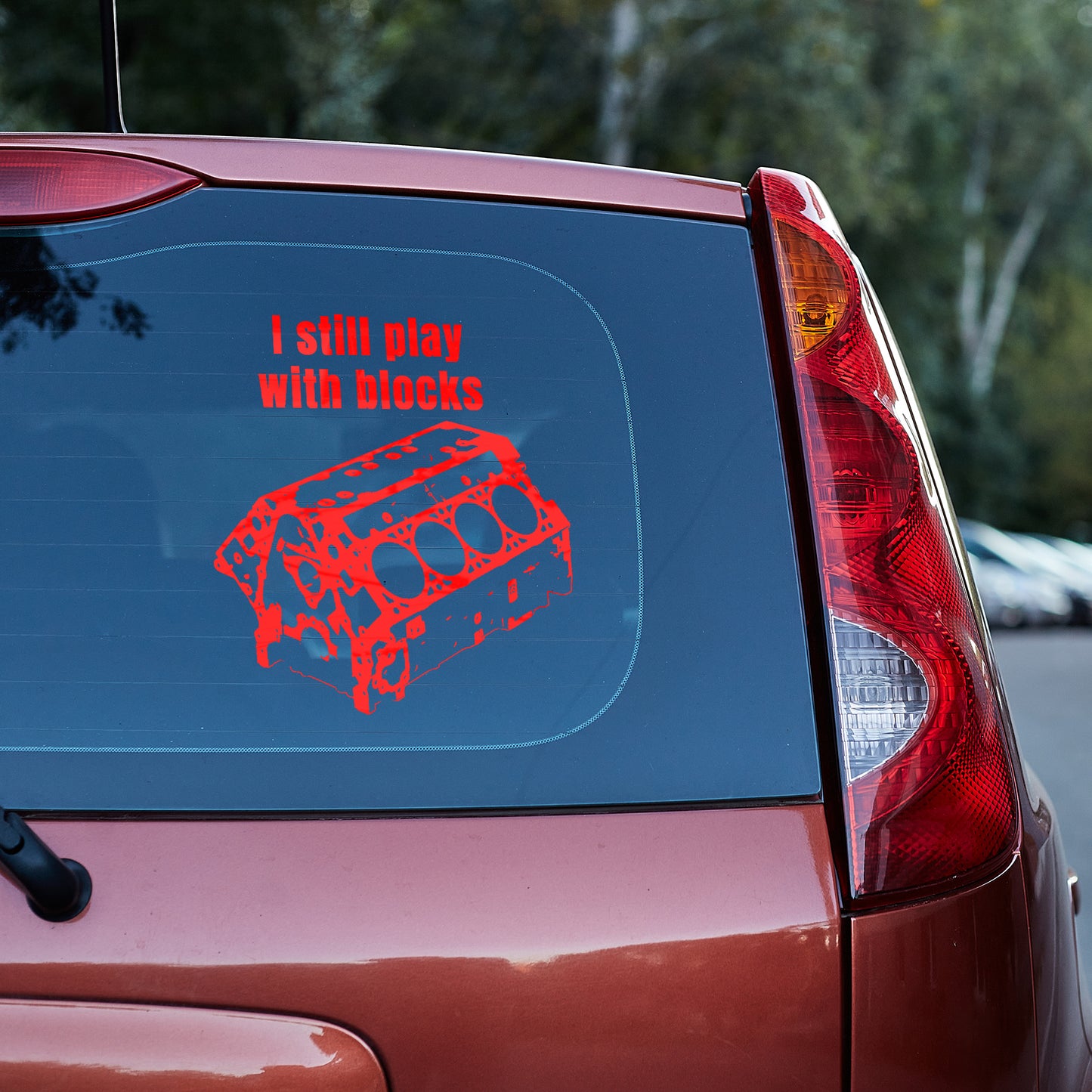 I still play with blocks Vinyl decal All car decal car guy gift car lovers engine block FB mechanic gift Muscle Car Truck decal van decal Vinyl decals vinyl sticker Vinyl stickers window decal window sticker