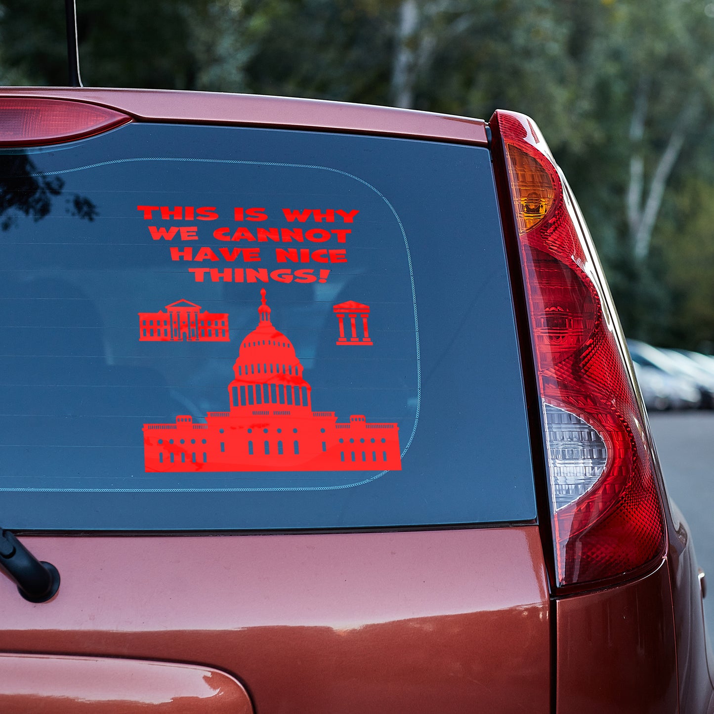 This is why we cannot have nice things Vinyl decal All decal stickers Decals for cars Decals for Trucks decals for tumblers FB minivan sticker SUV decals truck decals window decal car Window decals window decor
