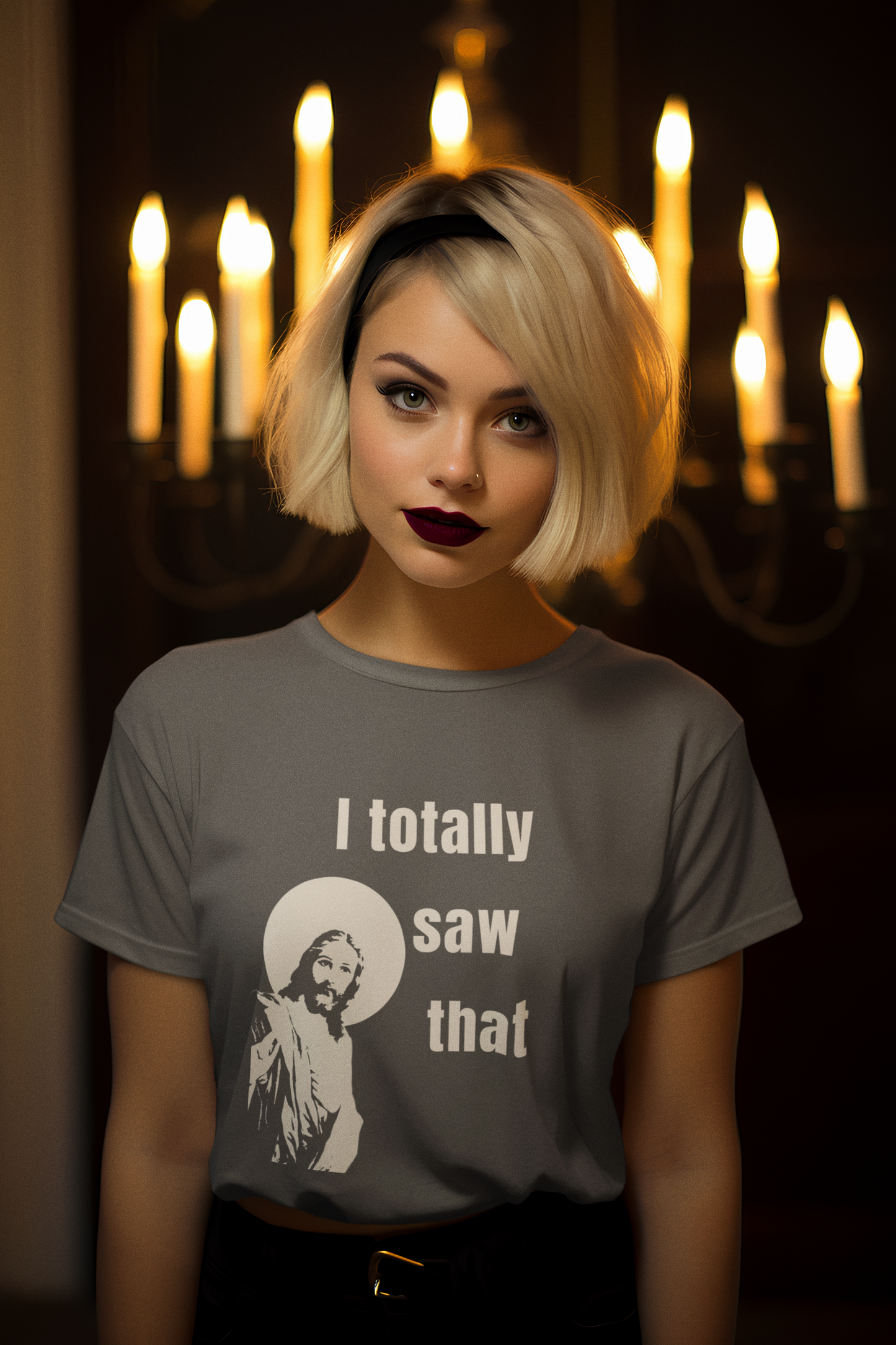 I totally saw that - Unisex T-Shirt All Christian christmas Christmas gift dads day gift FB gift for dad gift for grandpa gift for her gift for him gift for mom gift for sister gift for wife god i saw that i totally saw that jesus jesus meme moms gift smoking Unique gift
