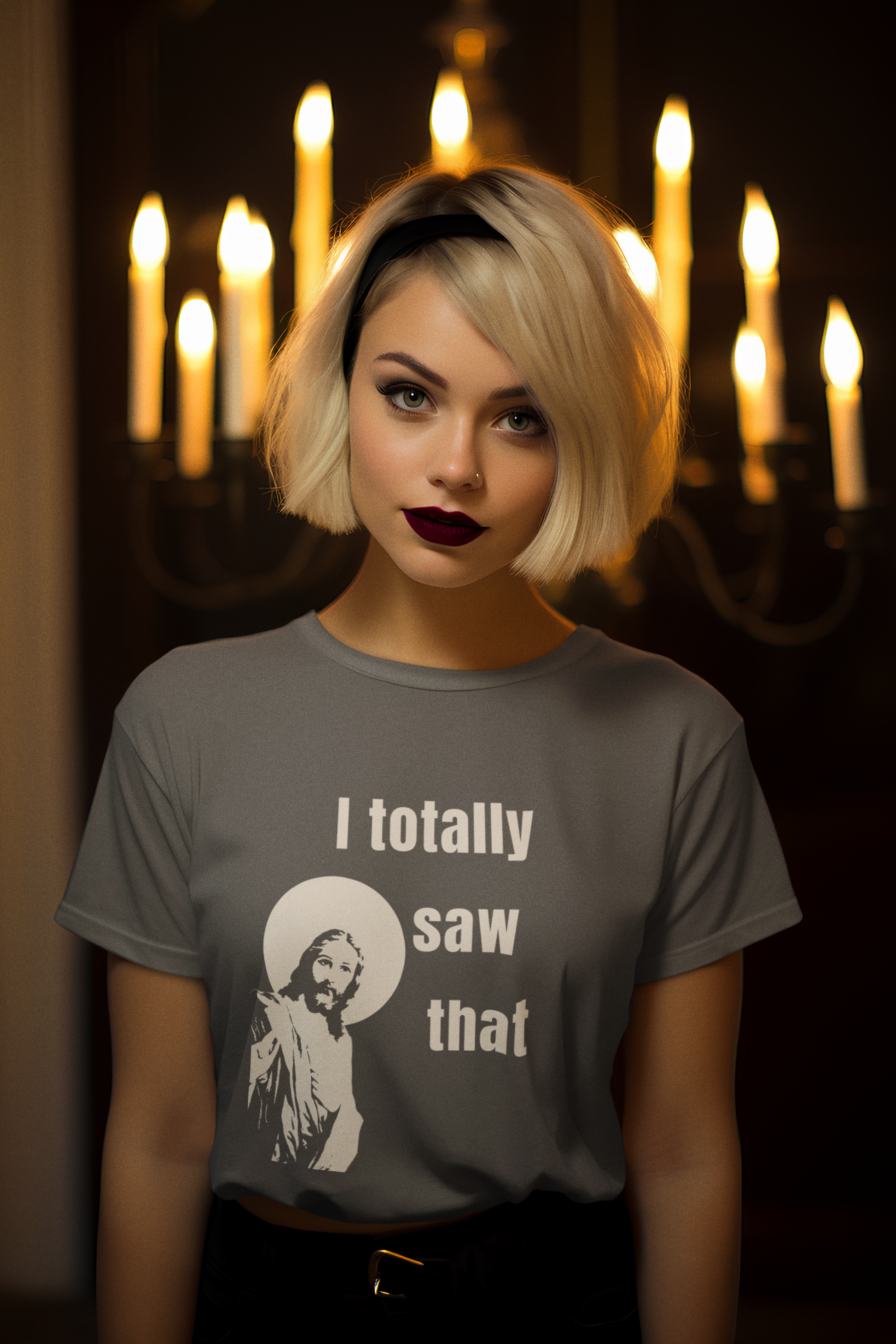 I totally saw that - Unisex T-Shirt Christian christmas Christmas gift dads day gift gift for dad gift for grandpa gift for her gift for him gift for mom gift for sister gift for wife god i saw that i totally saw that jesus jesus meme moms gift smoking Unique gift