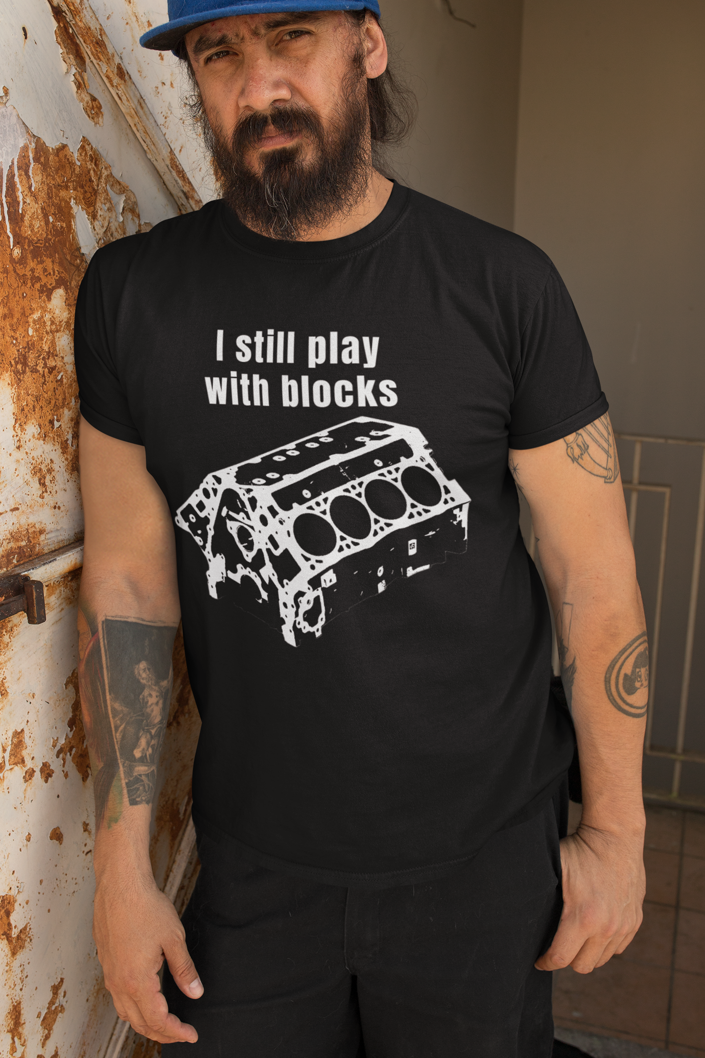 I still play with blocks - Unisex T-Shirt All FB