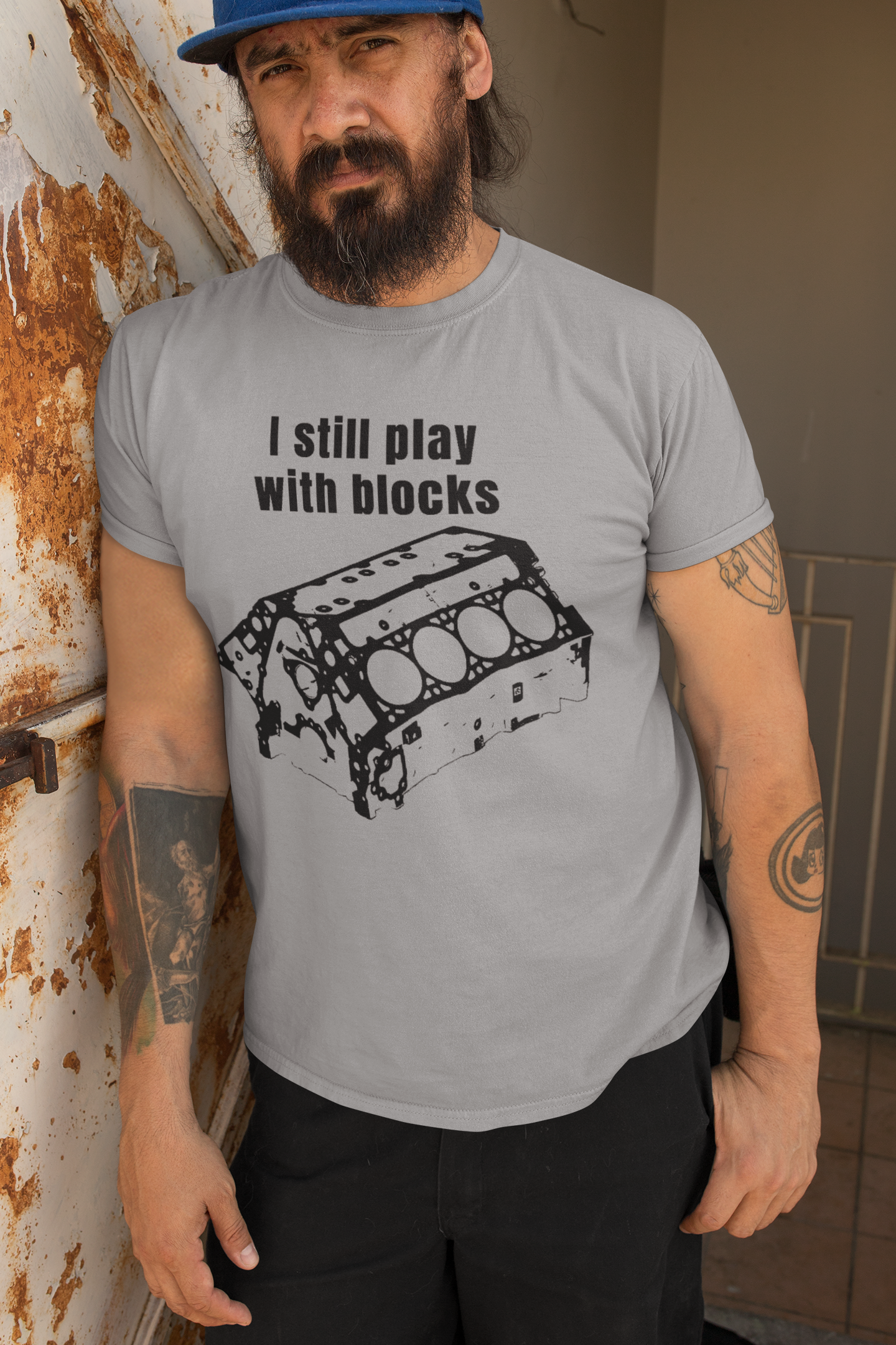 I still play with blocks - Unisex T-Shirt All FB