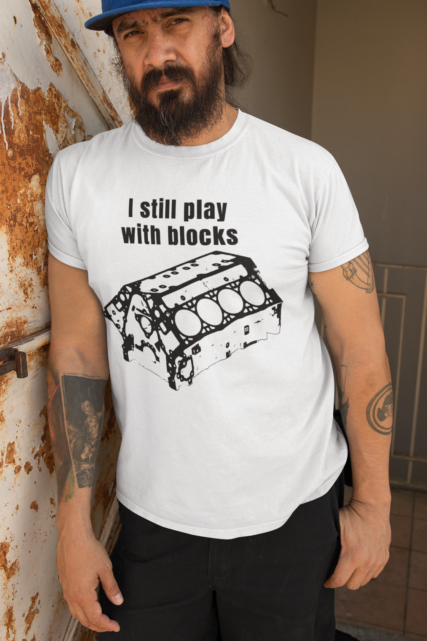 I still play with blocks - Unisex T-Shirt All FB