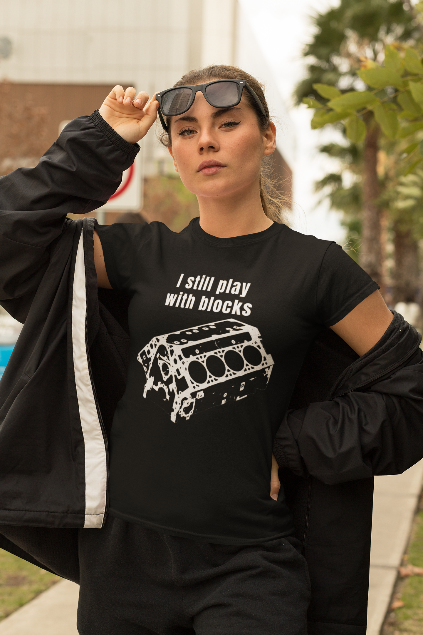 I still play with blocks - Unisex T-Shirt All FB