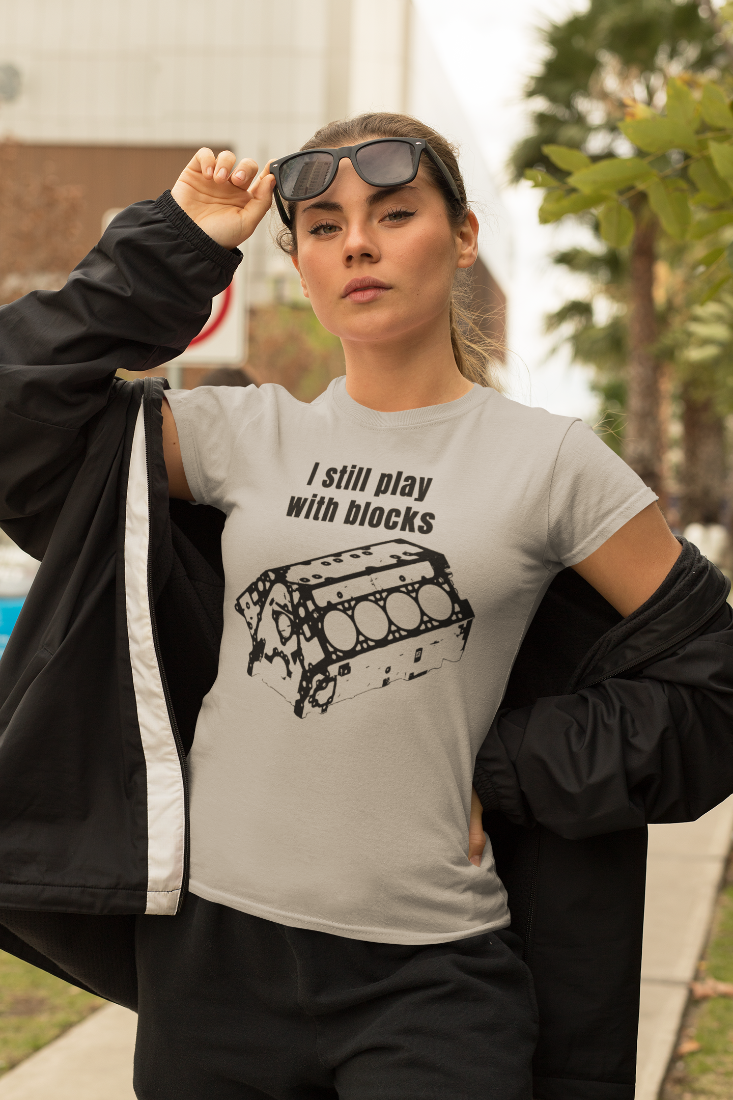 I still play with blocks - Unisex T-Shirt All FB