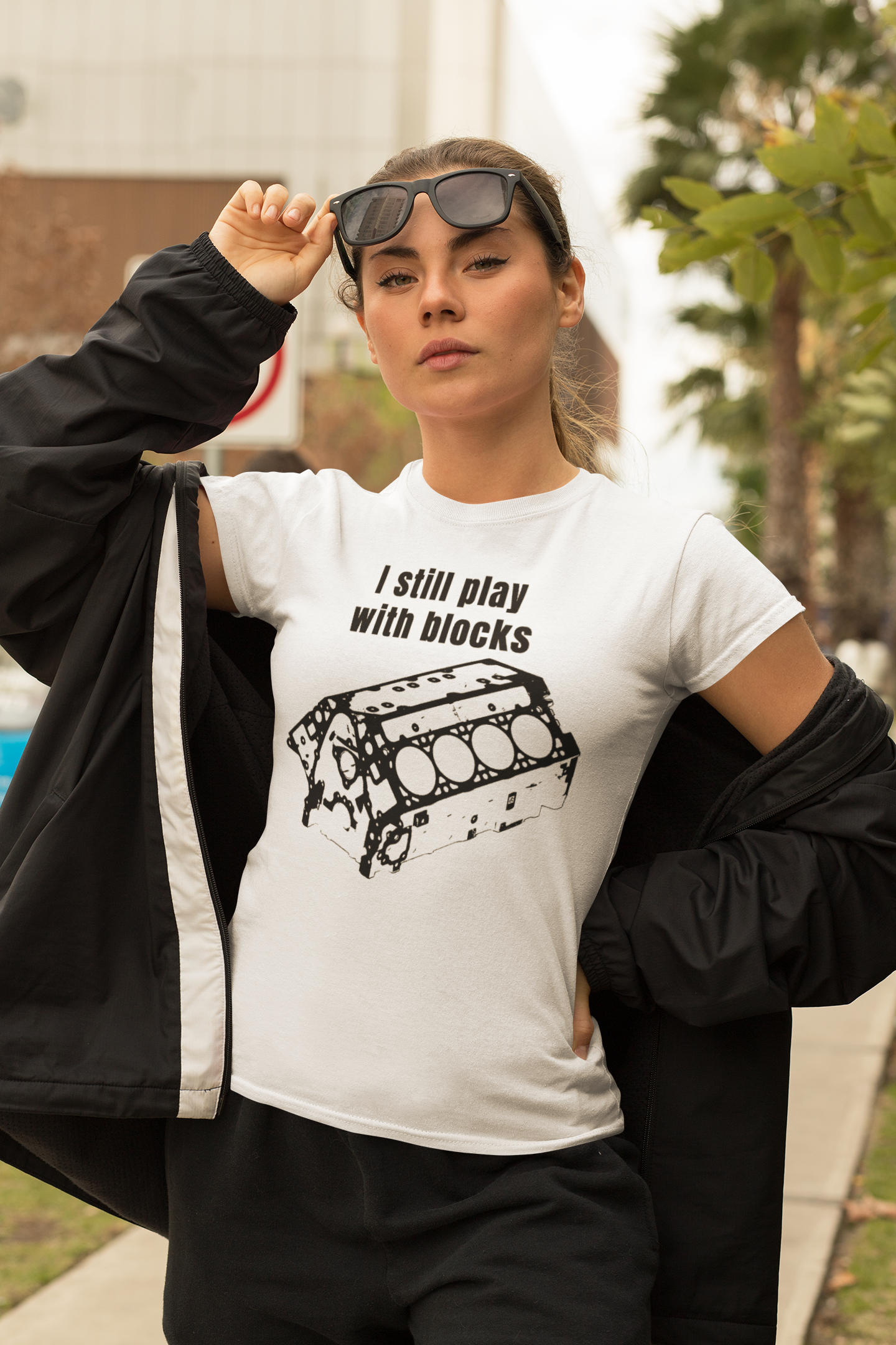 I still play with blocks - Unisex T-Shirt All FB