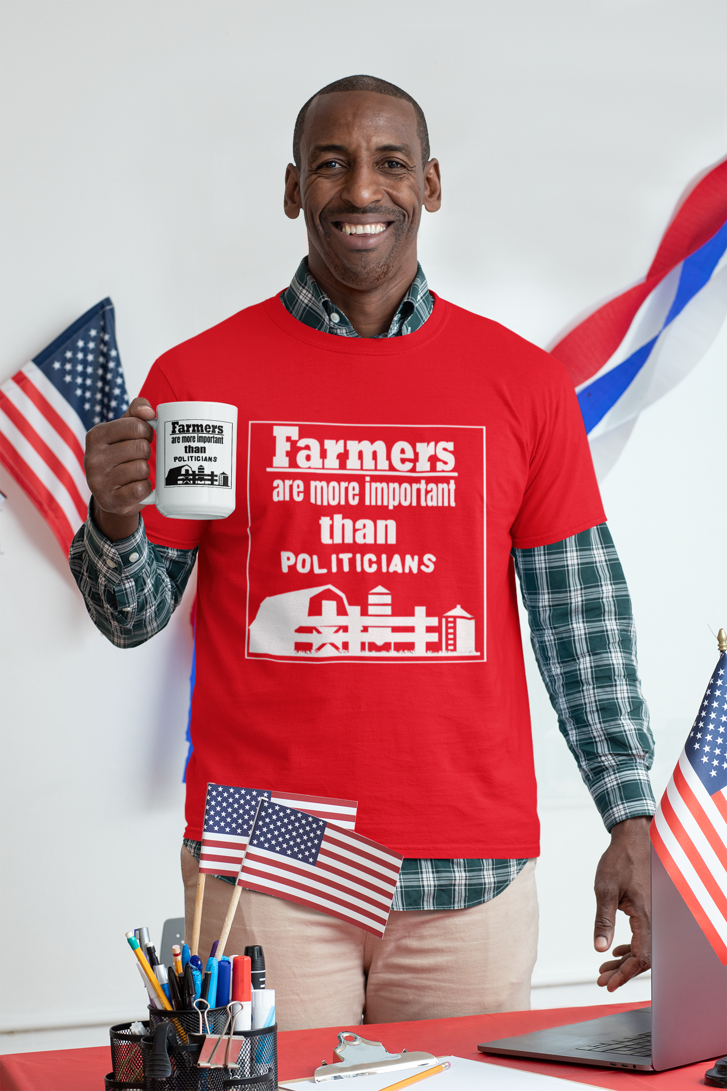 Farmers are more important than politicians unixex tshirt All dads day gift FB gift for boyfriend gift for dad gift for grandpa gift for her gift for him gift for husband gift for mom gift for sister gift for wife gift idea moms gift mothers day gift school gift teacher gift Unique gift