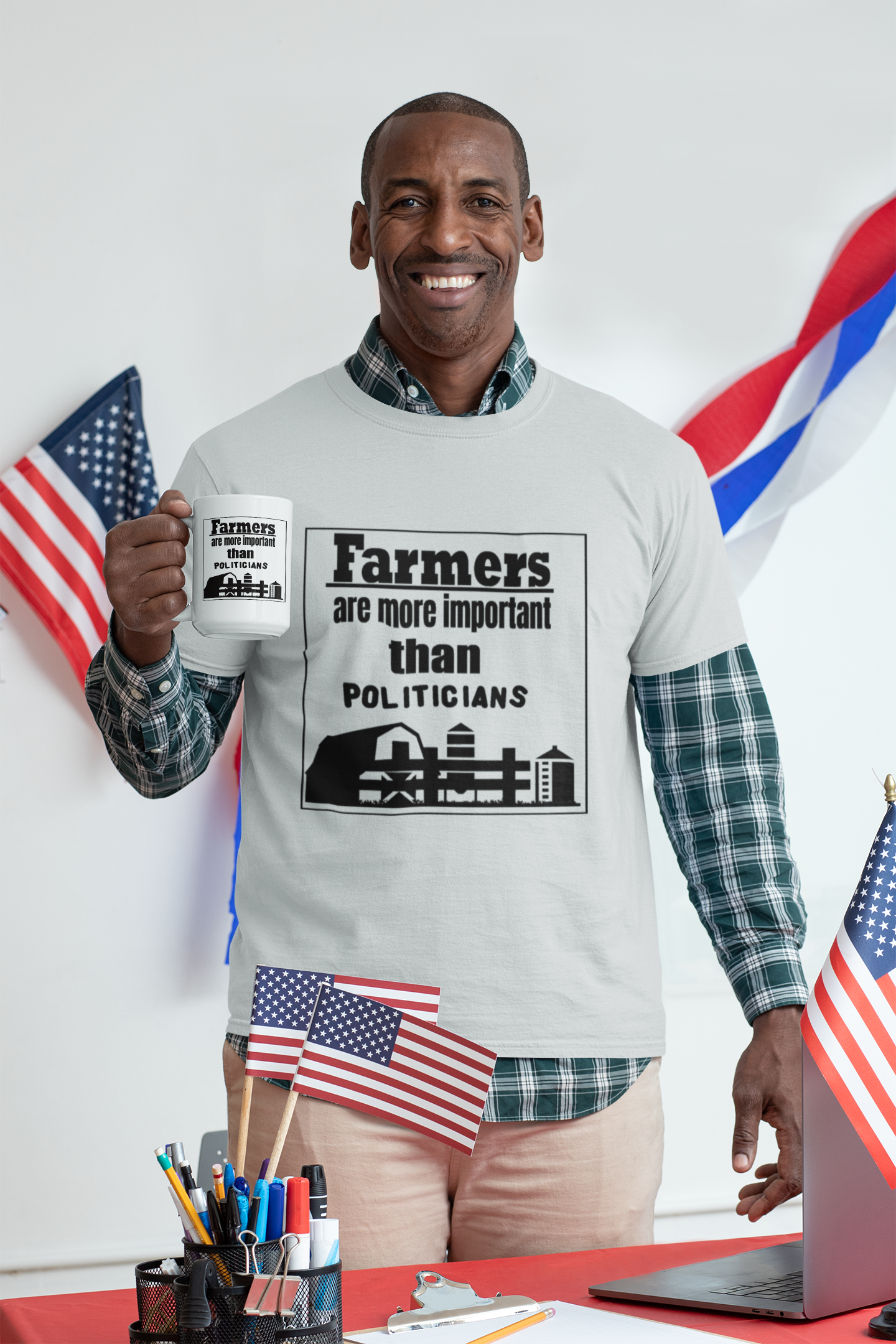 Farmers are more important than politicians unixex tshirt All dads day gift FB gift for boyfriend gift for dad gift for grandpa gift for her gift for him gift for husband gift for mom gift for sister gift for wife gift idea moms gift mothers day gift school gift teacher gift Unique gift