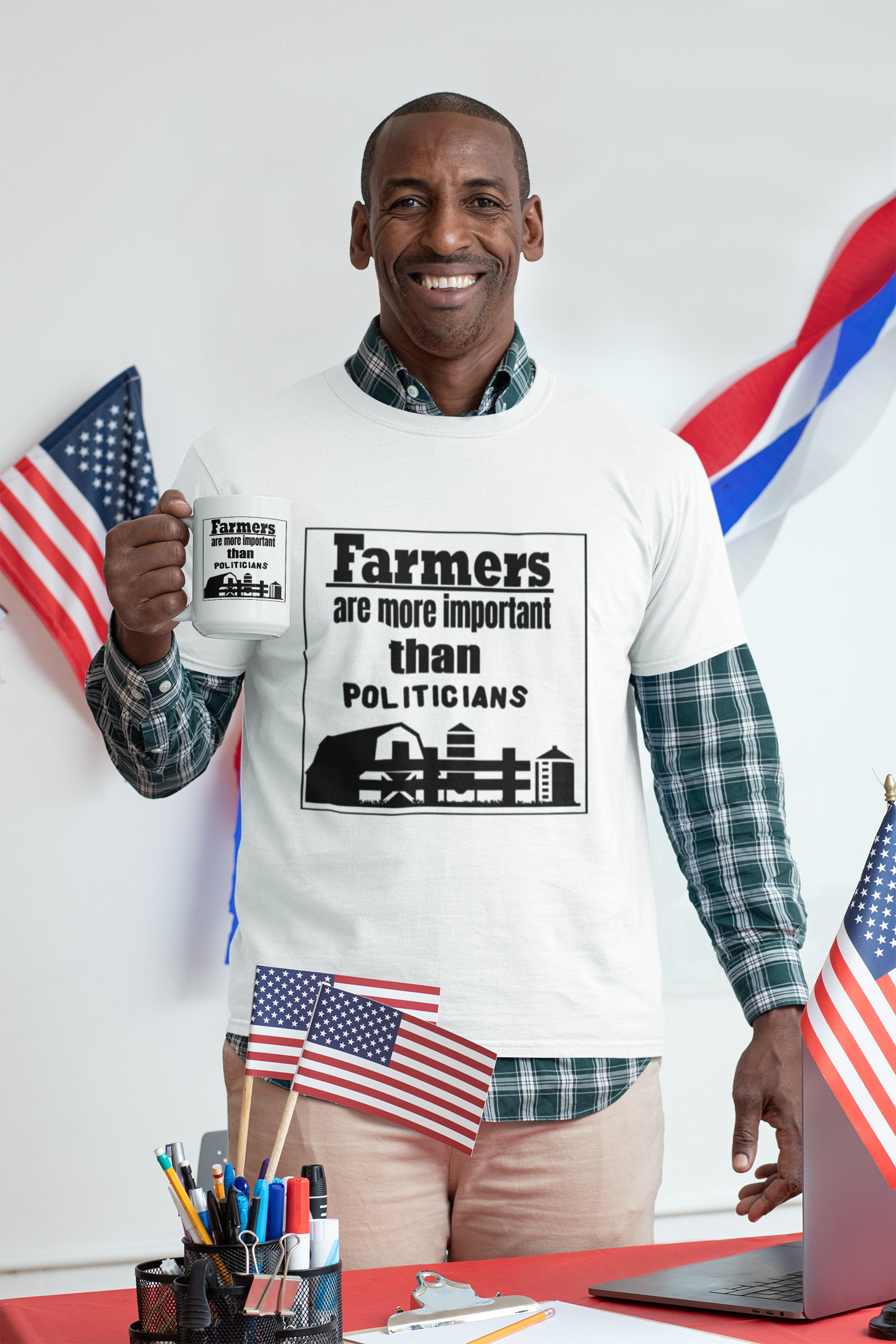 Farmers are more important than politicians unixex tshirt All dads day gift FB gift for boyfriend gift for dad gift for grandpa gift for her gift for him gift for husband gift for mom gift for sister gift for wife gift idea moms gift mothers day gift school gift teacher gift Unique gift