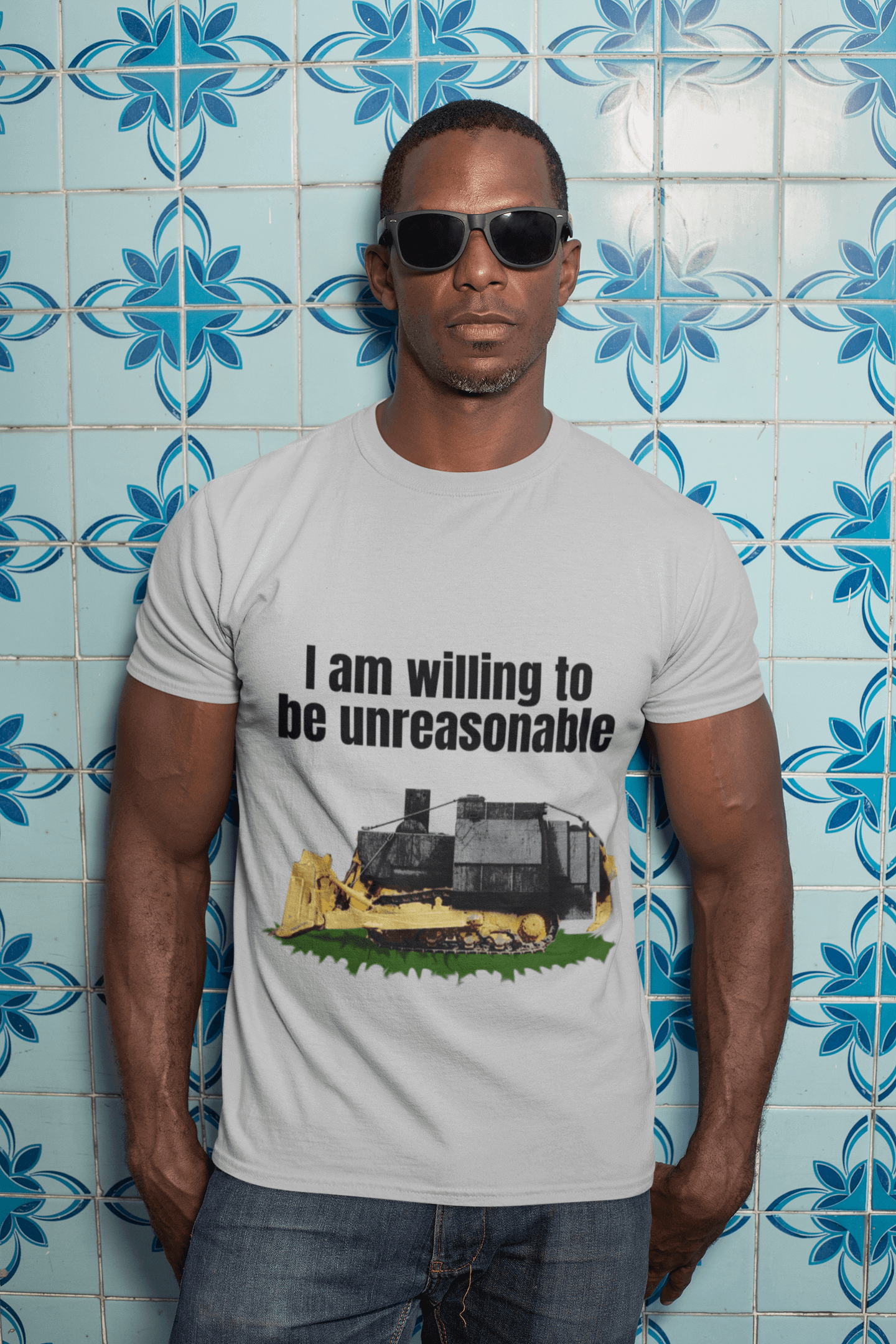 I am willing to be unreasonable - Short-Sleeve Unisex T-Shirt 1776 2A 2nd amendment 2nd amendmnet 4th of july adult agorism dont tread on me freedom freedumb kill dozer killdozer liberal tears libertarian liberty liberty snake