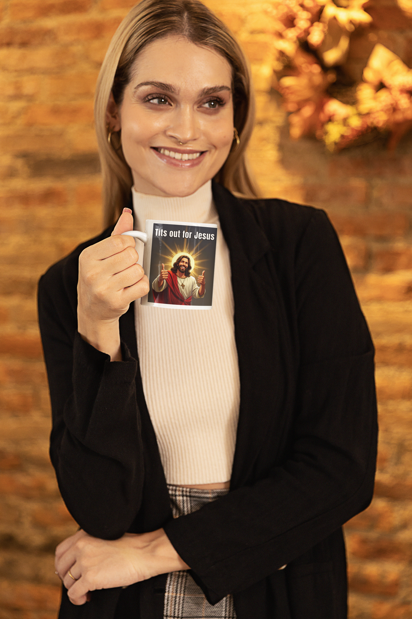 Tits out for Jesus mug 2 All Caffeine catholic Christian gift Christmas gift Coffee Time FB gift for mom gift for wife Java jesus jesus meme Mocha religion religious gift stocking stuffer