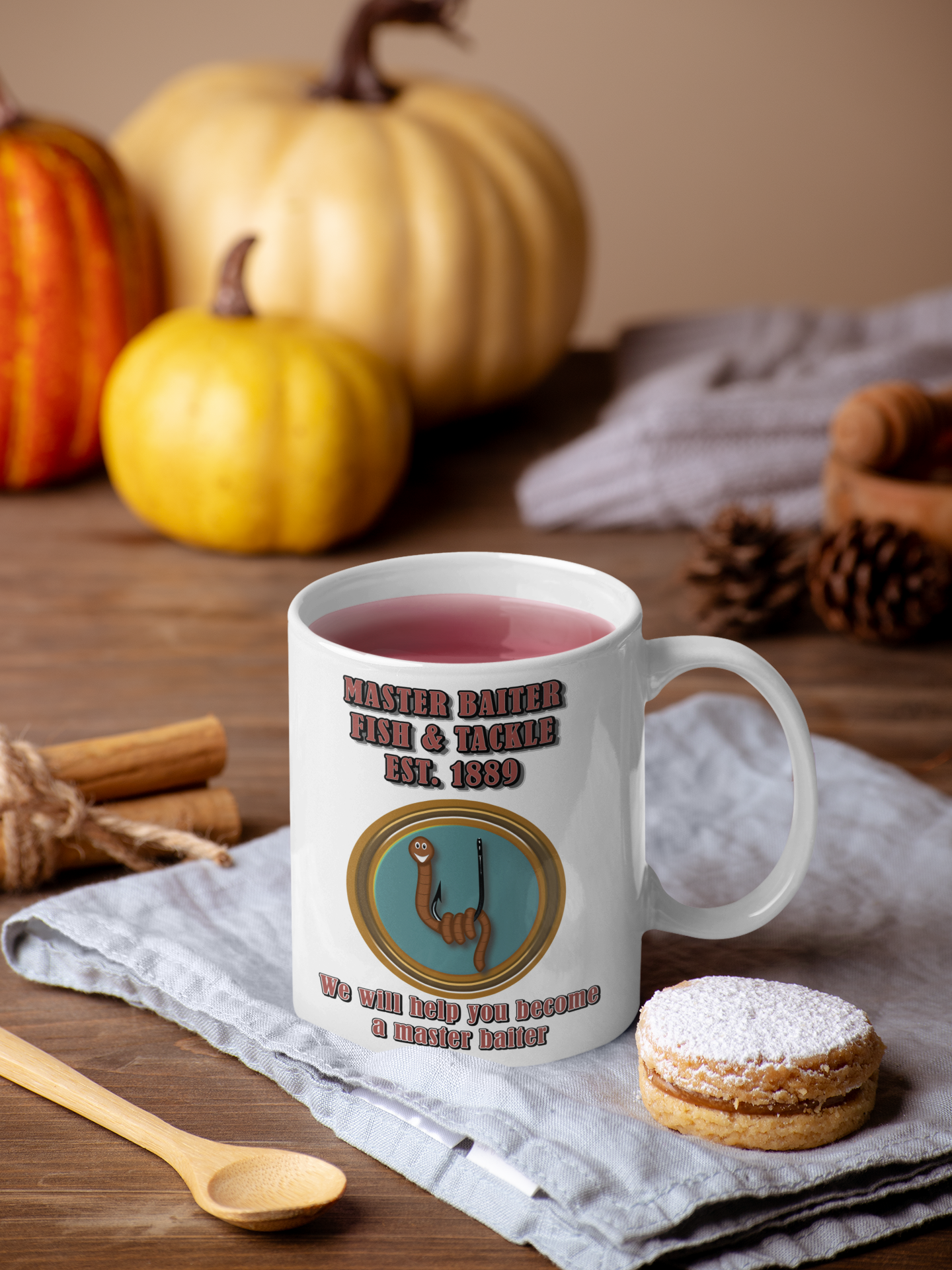 Master Baiter fishing and tackle - White glossy mug adult mug All birthday gift boyfriend gift Christmas gift co-worker gift coffee mug computer mug coworker gift dads day gift dishwasher safe mug FB fiance gift funny coffee mug funny mug gift for boyfriend gift for dad gift for grandpa gift for her gift for him gift for husband gift for mom gift for sister gift for wife gift idea girlfriend gift Husband Gift meme mug moms gift mothers day gift mug Unique gift wife gift
