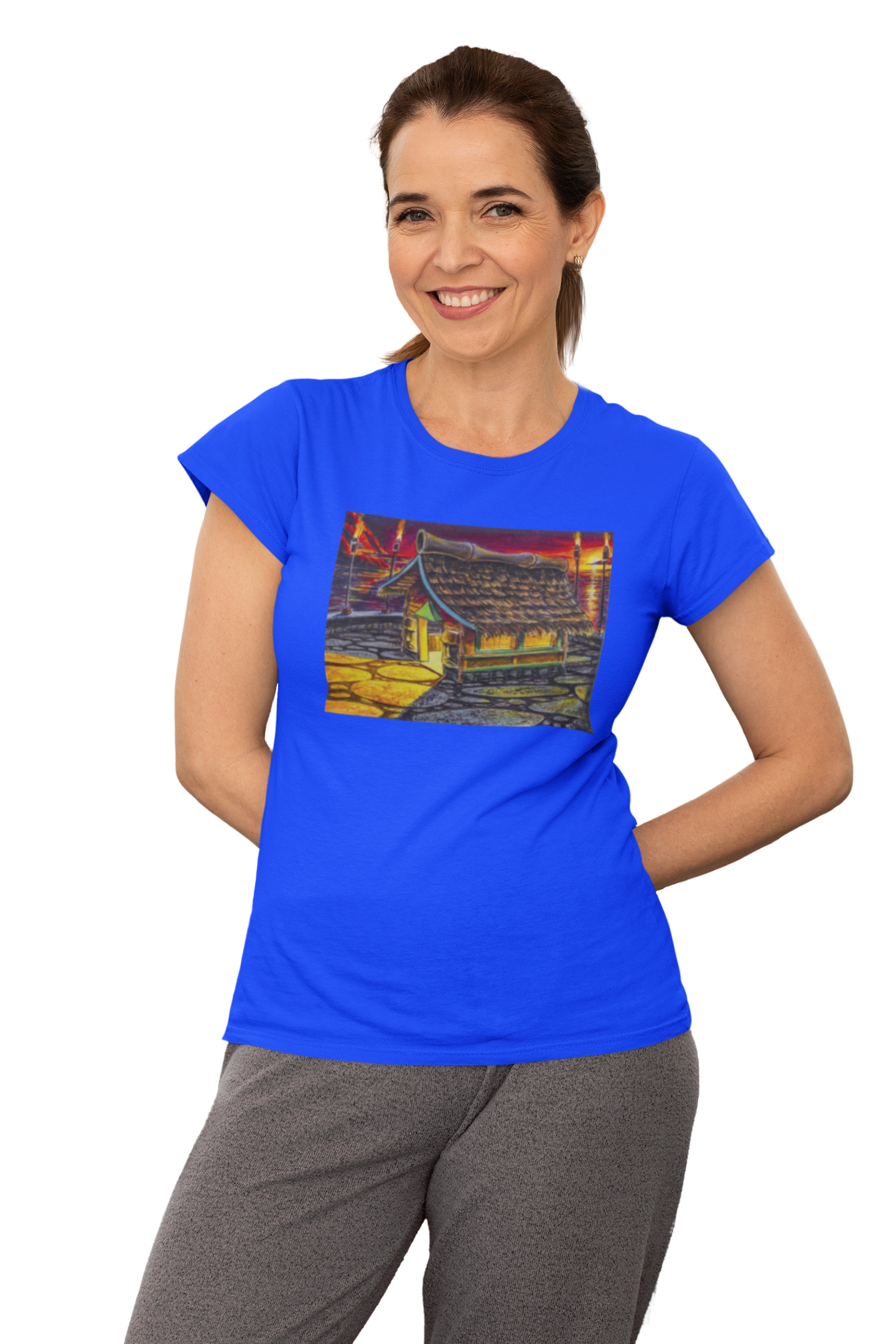 Island Tiki Hut - MaddK Studio - Unisex Short-Sleeve T-Shirt
