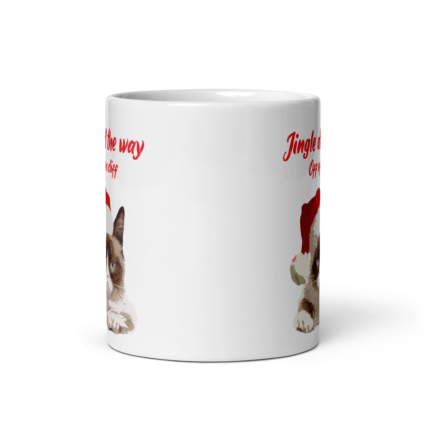 Grumpy cat - go jingle all the way off of a cliff adult mug Baseball birthday gift boyfriend gift Christmas gift co-worker gift coffee mug coworker gift custom mug dads day gift dishwasher safe mug fiance gift funny coffee mug funny mug gamer gift gift for boyfriend gift for dad gift for grandpa gift for her gift for him gift for husband gift for mom gift for sister gift for wife gift idea girlfriend gift Husband Gift moms gift mothers day gift mug school gift sports teacher gift Unique gift wife gift