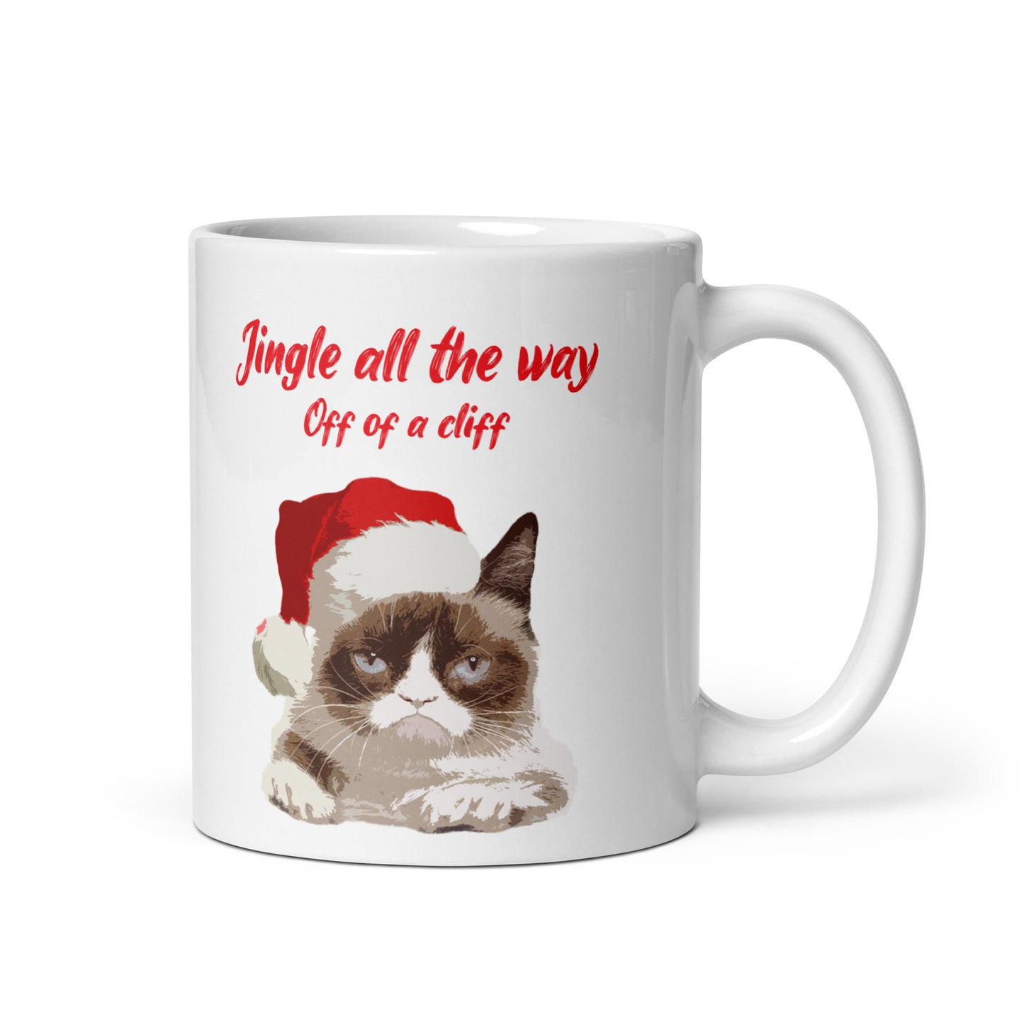 Grumpy cat - go jingle all the way off of a cliff adult mug Baseball birthday gift boyfriend gift Christmas gift co-worker gift coffee mug coworker gift custom mug dads day gift dishwasher safe mug fiance gift funny coffee mug funny mug gamer gift gift for boyfriend gift for dad gift for grandpa gift for her gift for him gift for husband gift for mom gift for sister gift for wife gift idea girlfriend gift Husband Gift moms gift mothers day gift mug school gift sports teacher gift Unique gift wife gift