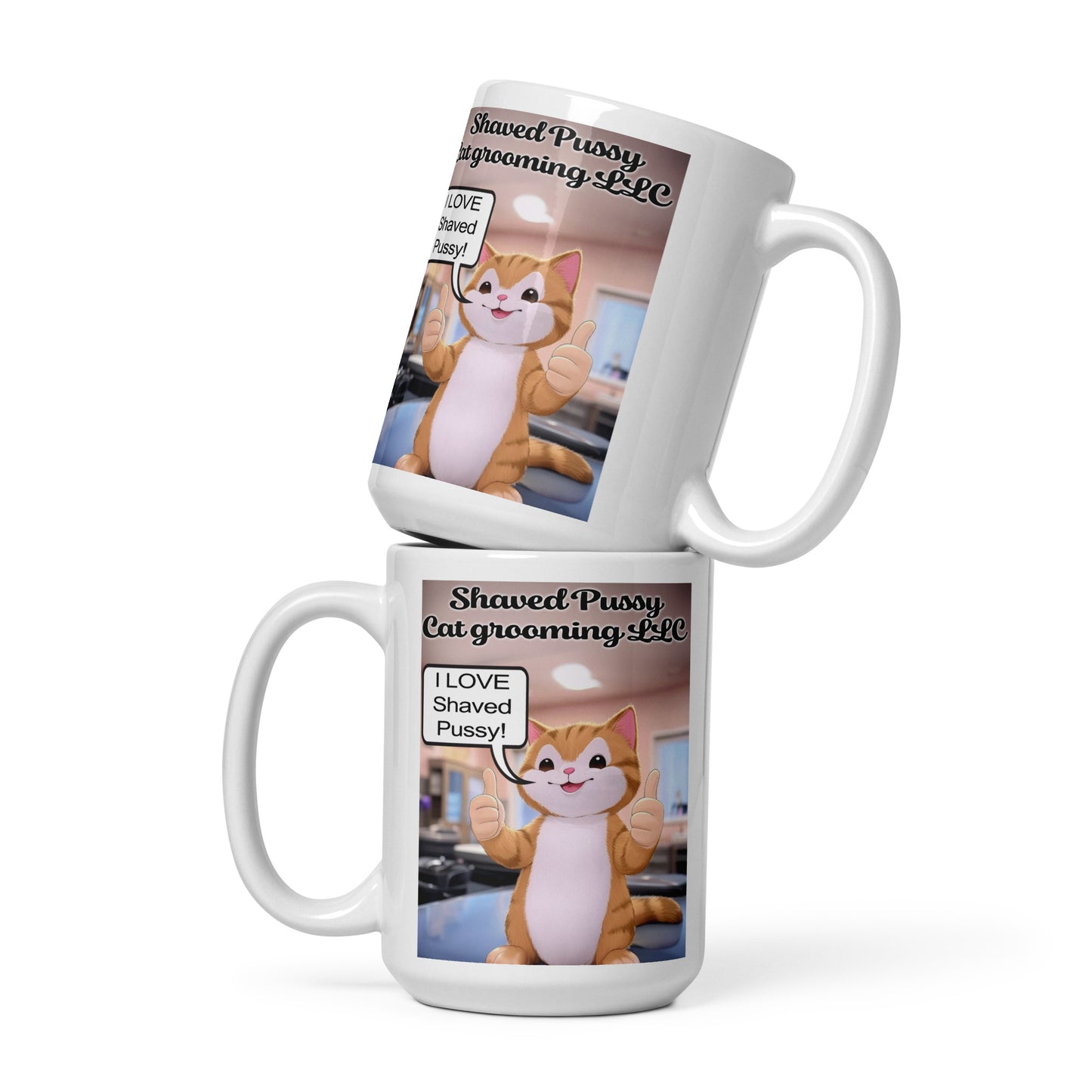 Shaved Pussy Cat Grooming LLC funny mug