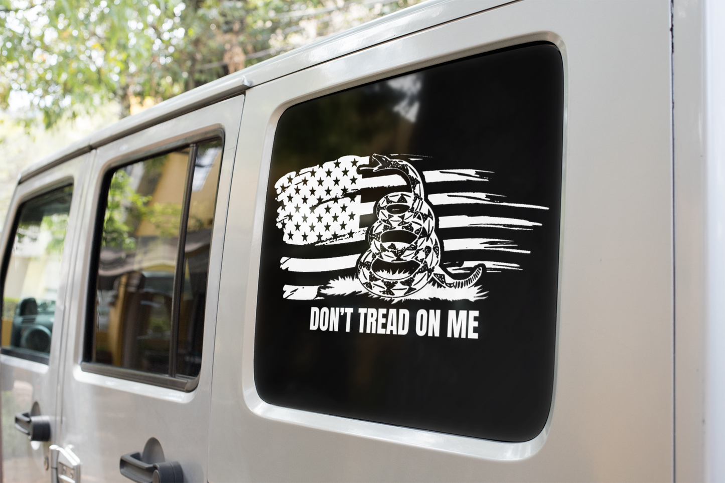 Don't tread on me Vinyl decal 2nd amendment car decal Gadsden snake liberty liberty snake Truck decal truck decals Vehicle decal