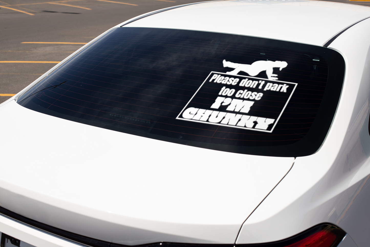 Don't park too close, I'm chunky Vinyl decal male All boss gift car decor dads day gift FB gift for dad gift for grandpa gift for her gift for him gift for husband gift for mom gift for sister gift for wife moms gift Unique gift Vinyl Vinyl decals vinyl sticker Vinyl stickers window decal window sticker