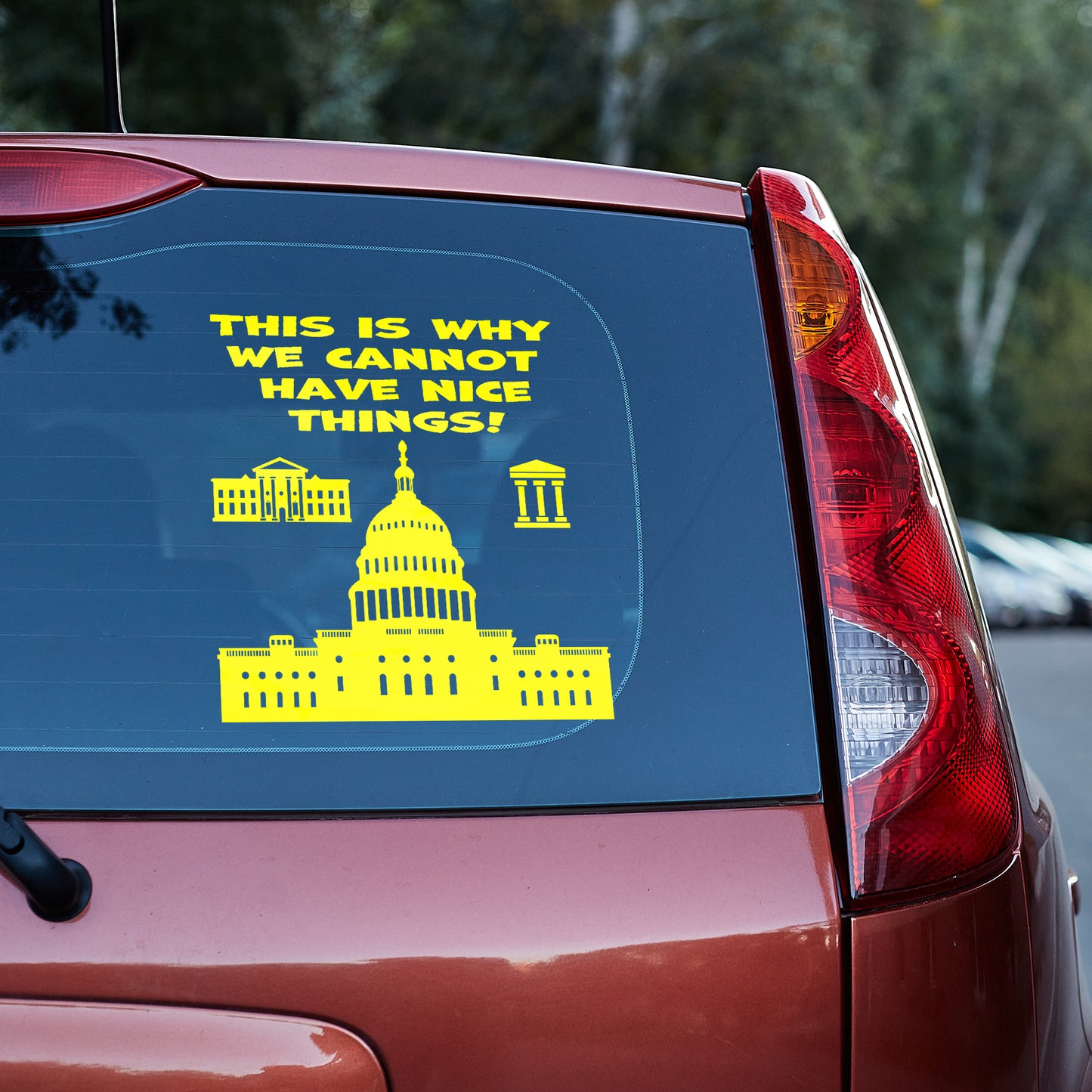 This is why we cannot have nice things Vinyl decal All decal stickers Decals for cars Decals for Trucks decals for tumblers FB minivan sticker SUV decals truck decals window decal car Window decals window decor
